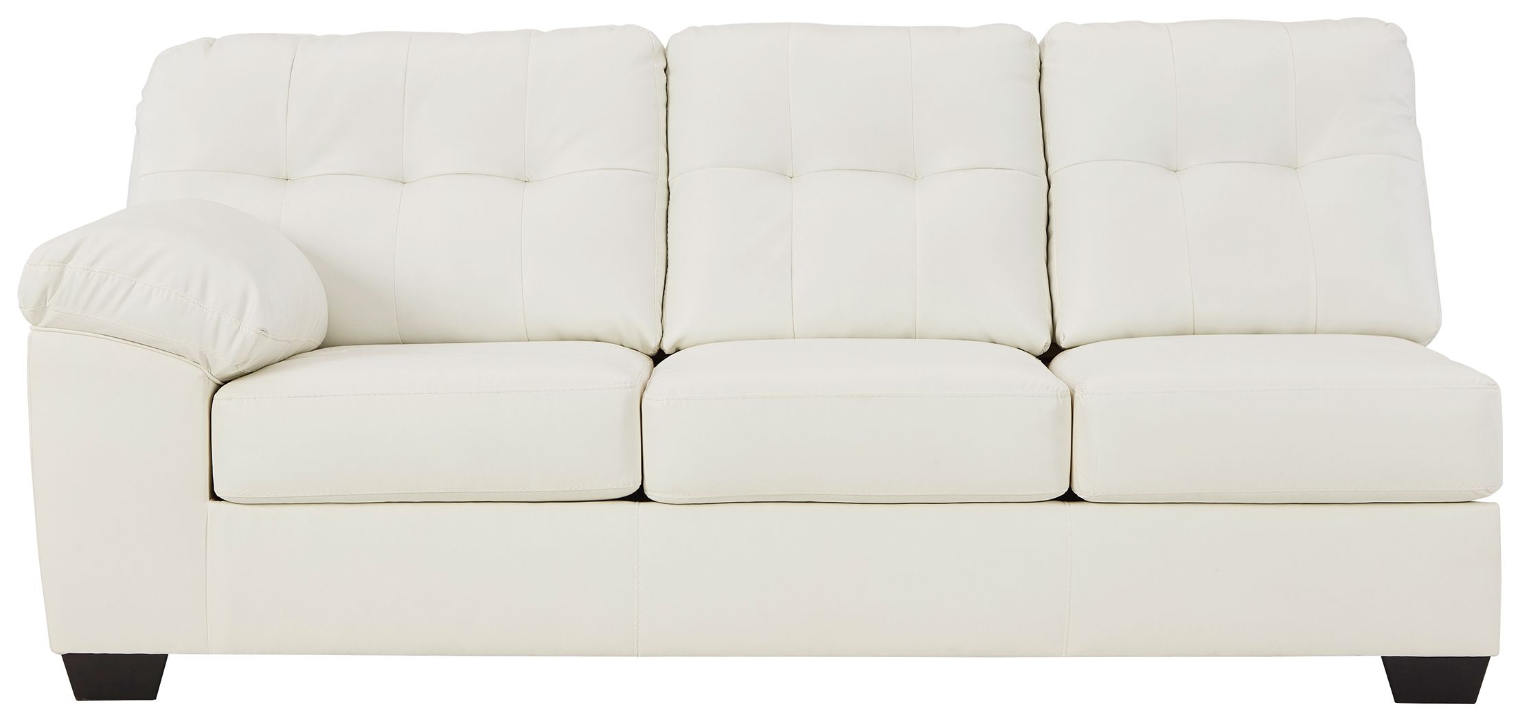 Donlen White Laf Sofa New Lots Furniture Online Store