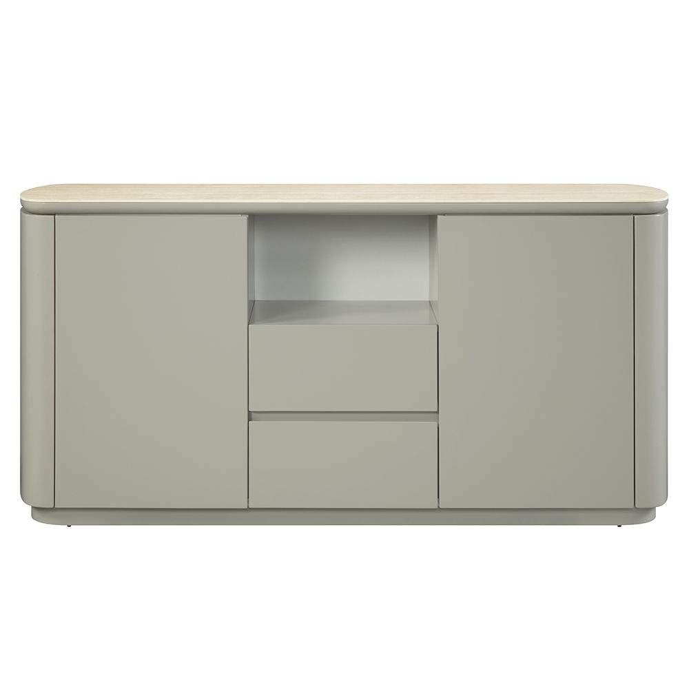 Ingram - Server - Ceramic Top & Light Gray, light gray, view 2