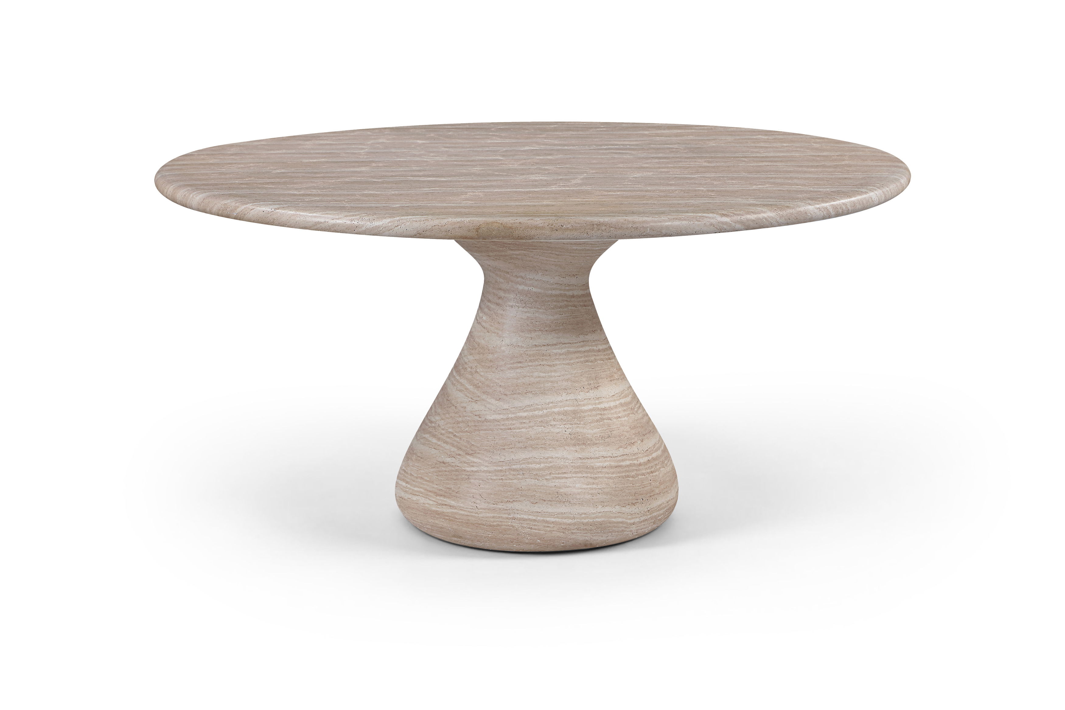 Sano - 60'' Indoor/Outdoor Dining Table - Travertine