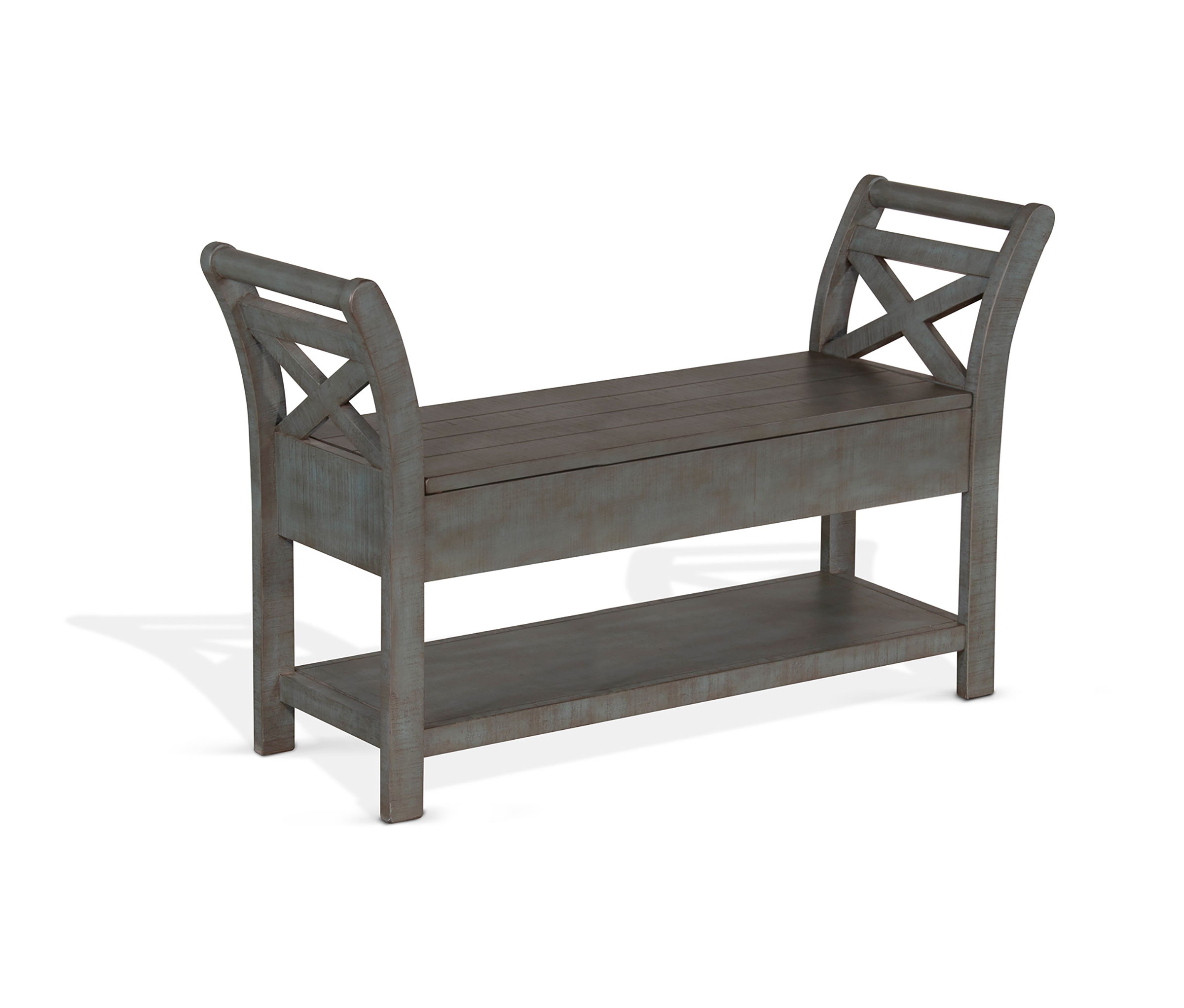 48\" Accent Bench With Storage - Little Boy Blue Image
