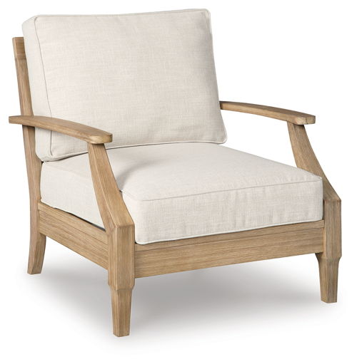 Carter Hall - Lounge Chair With Cushion - Beige, beige