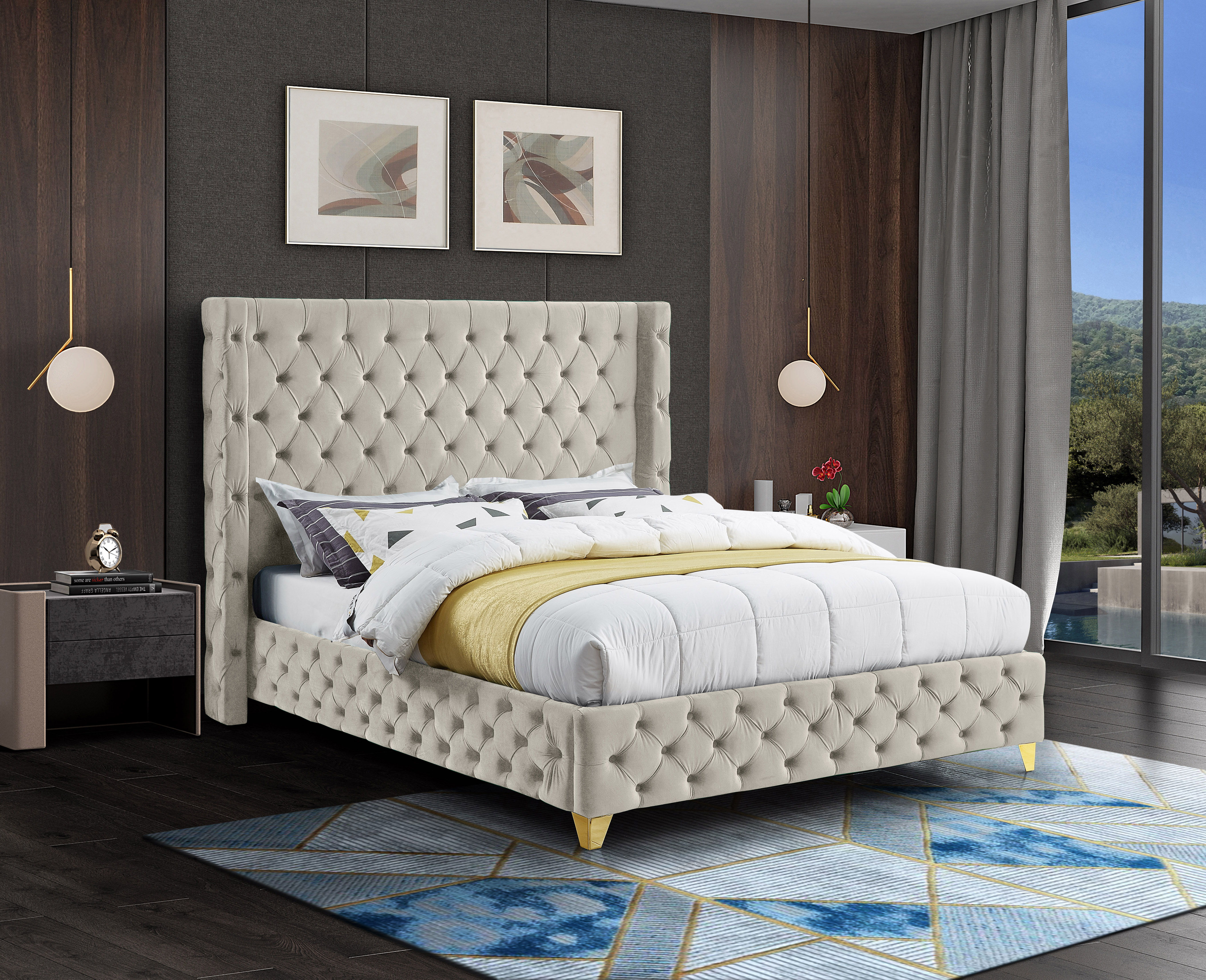 Savan - Full Bed - Cream