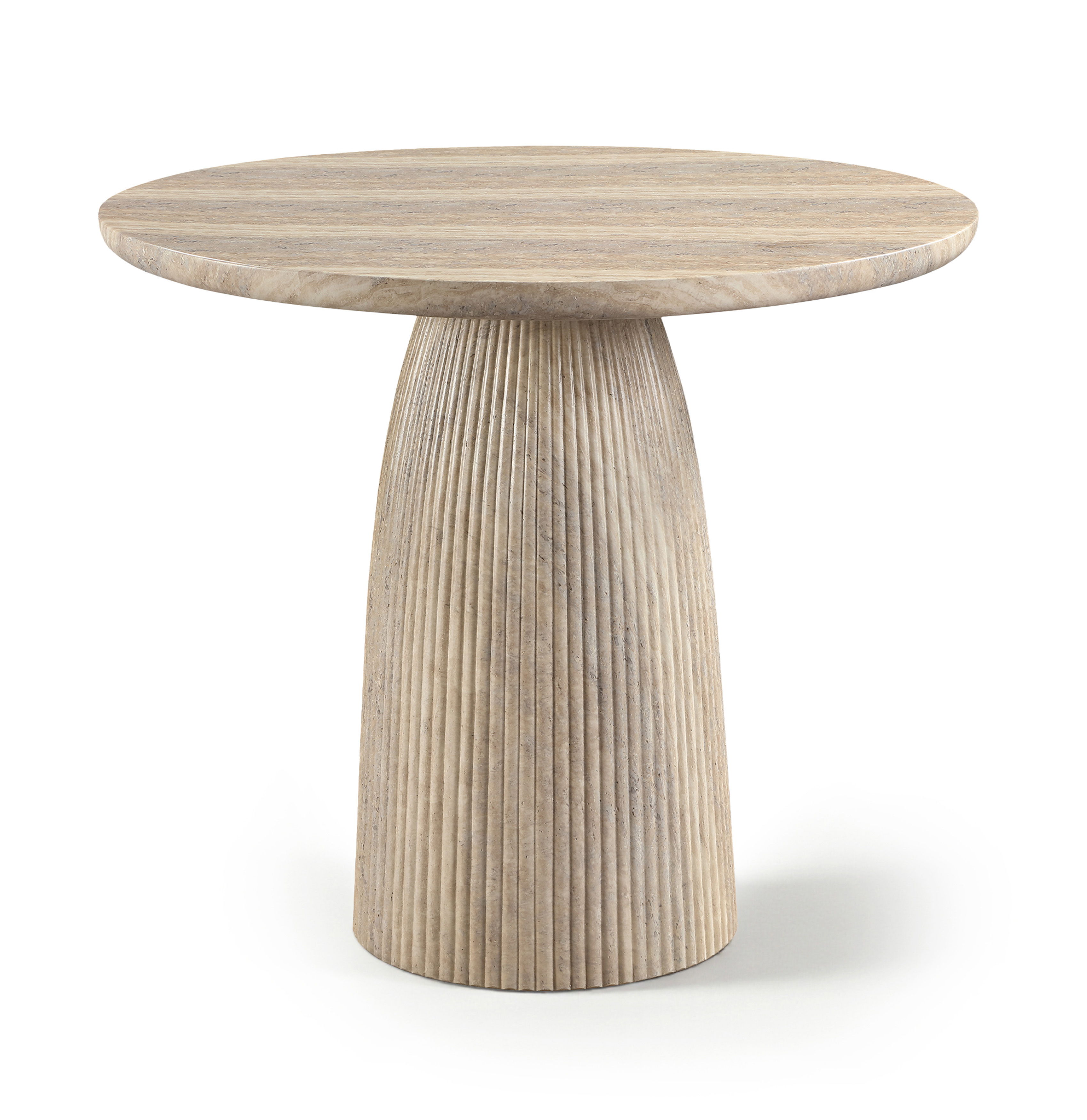 Venosa - 42" Concrete Indoor/Outdoor Counter Height Table - Travertine