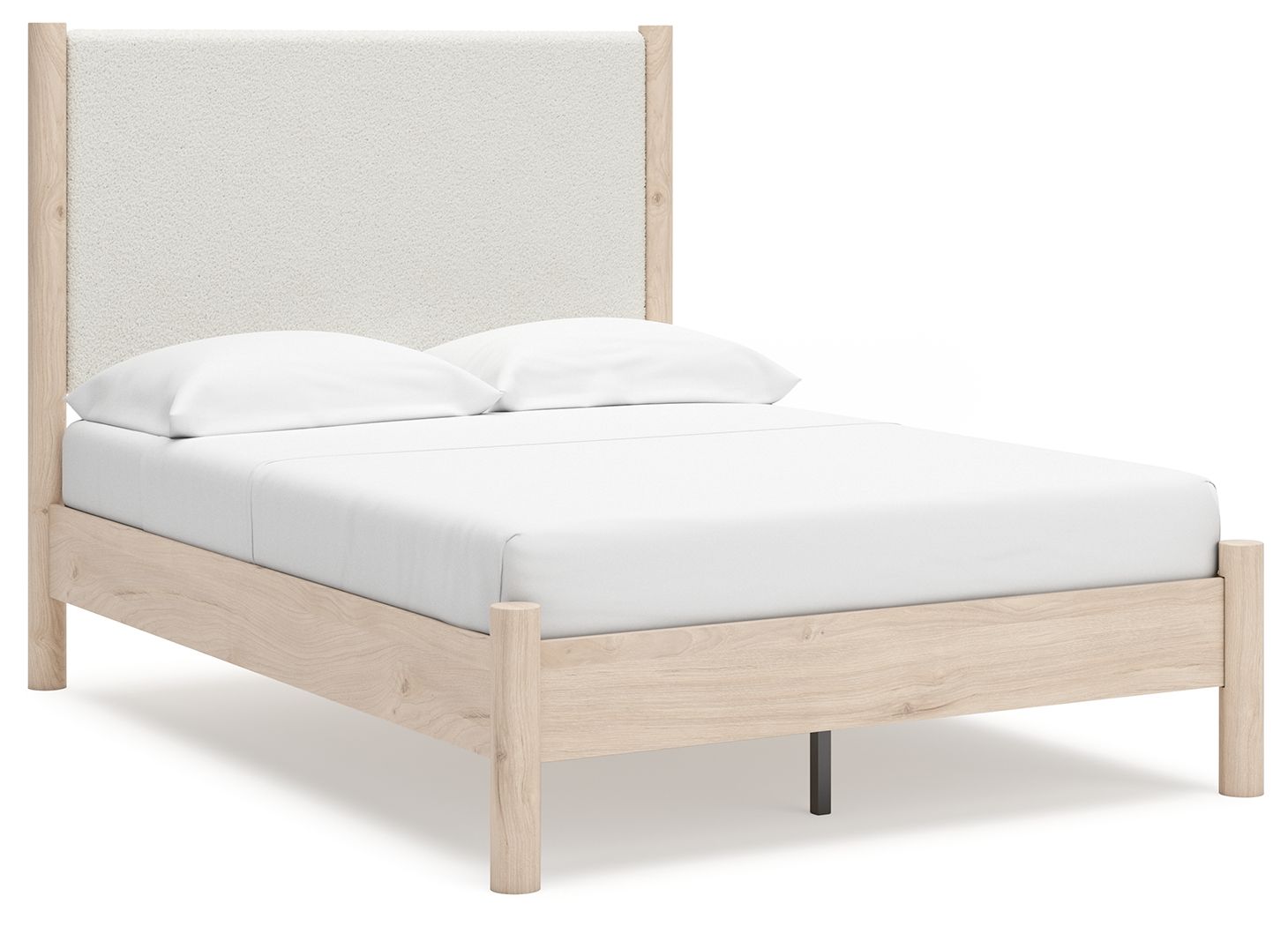 Ashley Furniture Cadmori - 6 Pc. - Dresser, Mirror, Chest, Full Upholstered Panel Bed - Two-tone - Image 10