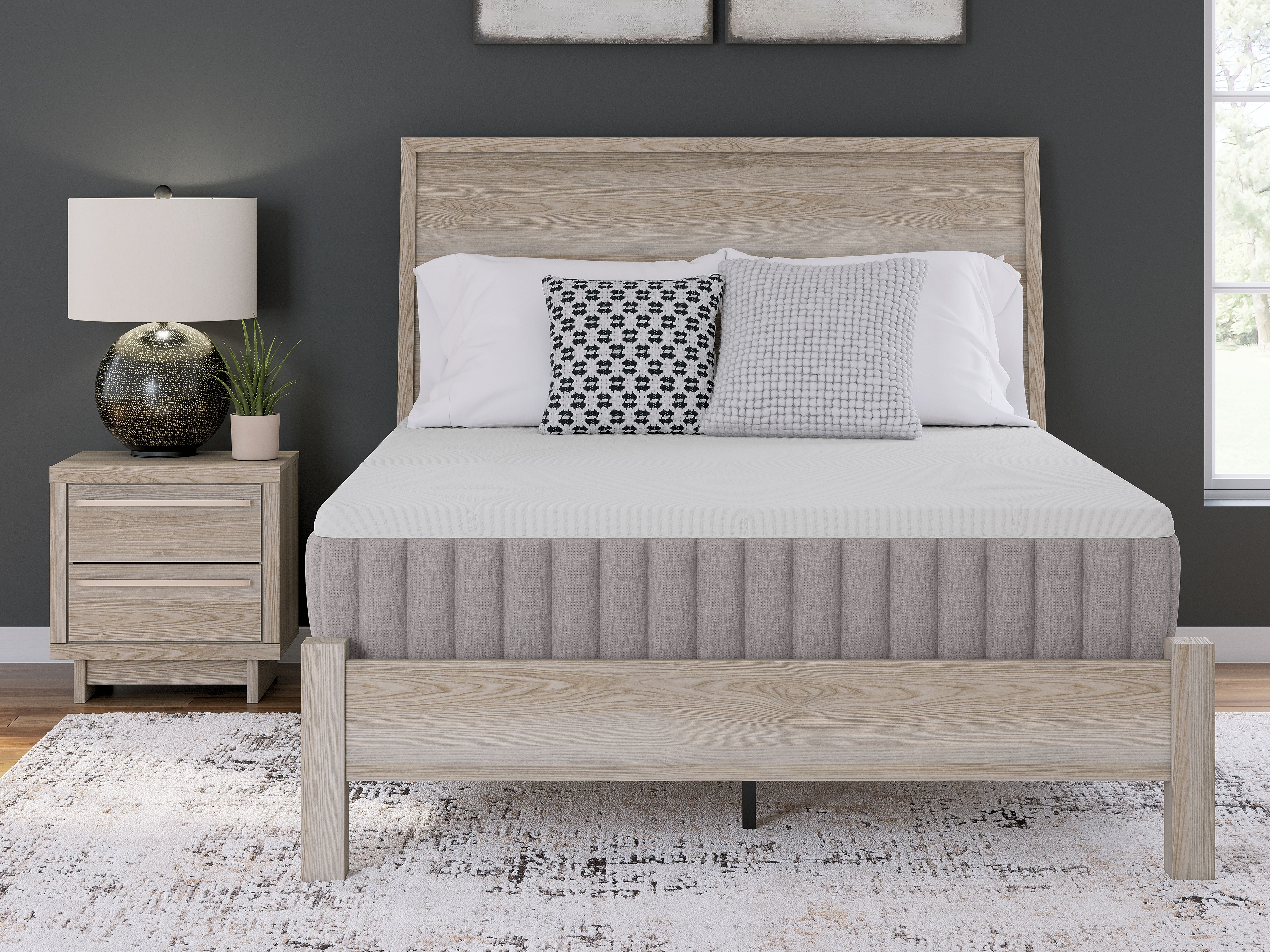 Ashley Furniture Terra Sleep Medium - King Mattress - White - Image 10