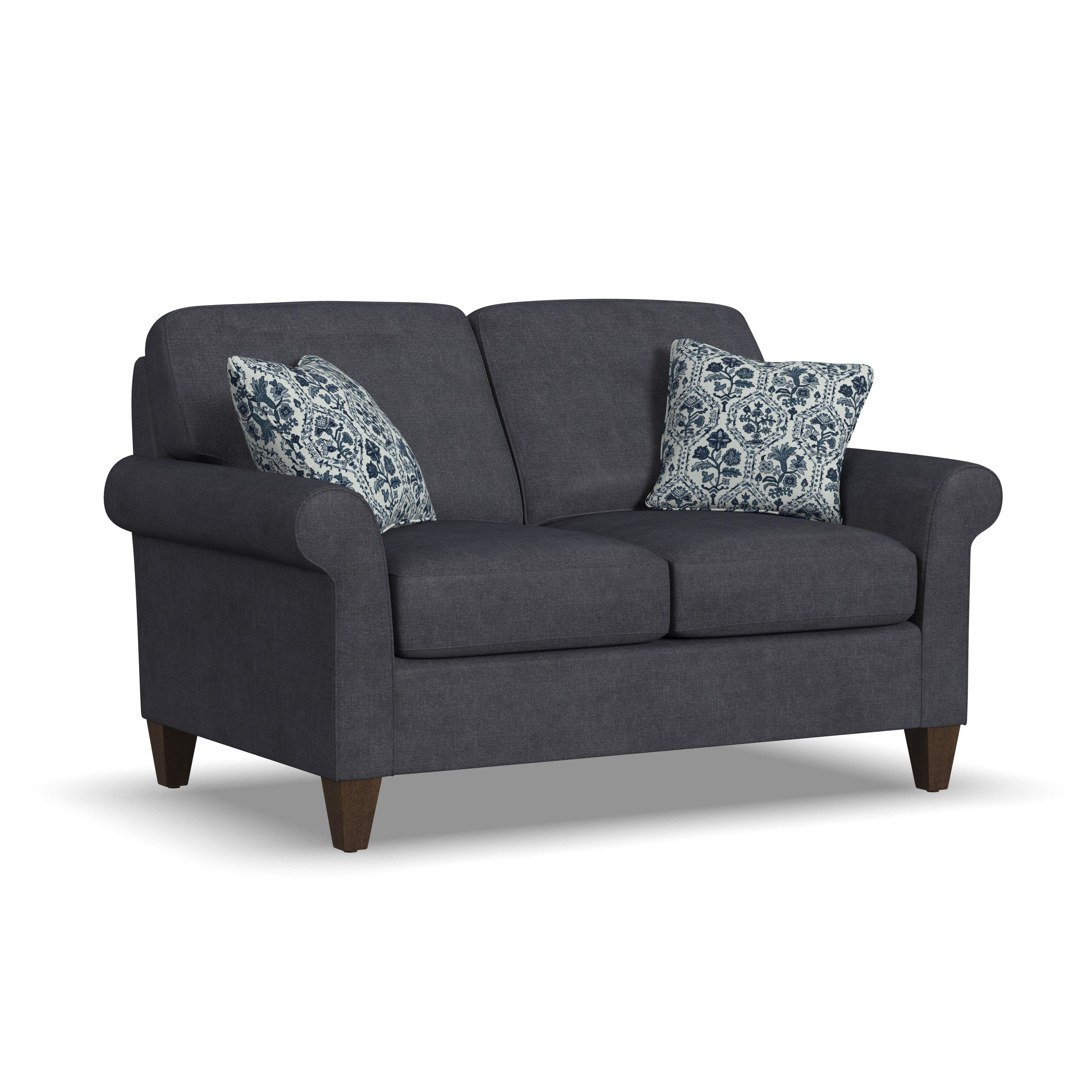 Westside - Fabric Loveseat, light gray, view 2