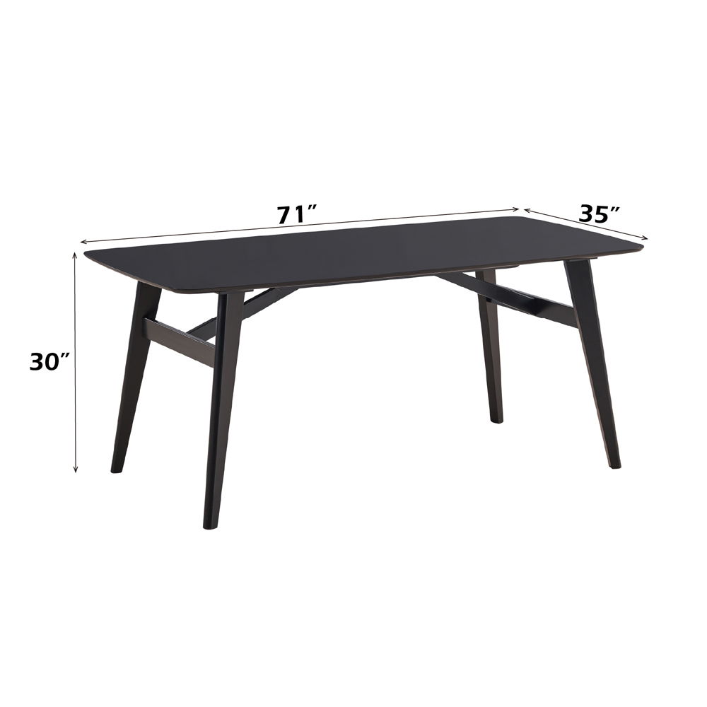 Eliora - Dining Table - Black, black, view 8