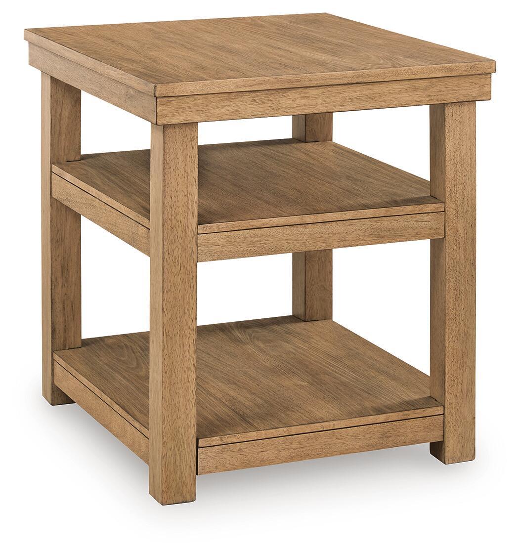 Wittenmyer – Rectangular End Table – Natural / Black