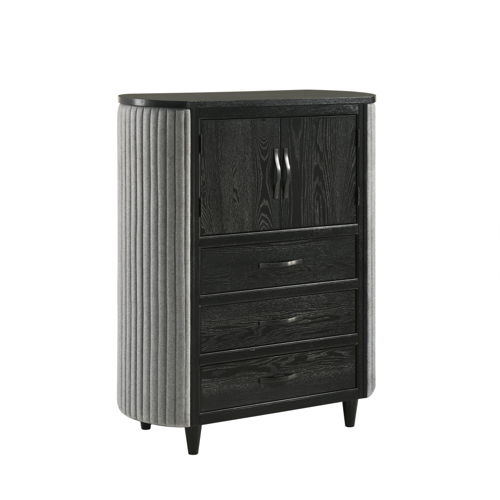 Skyline - Door Chest - Onyx, black