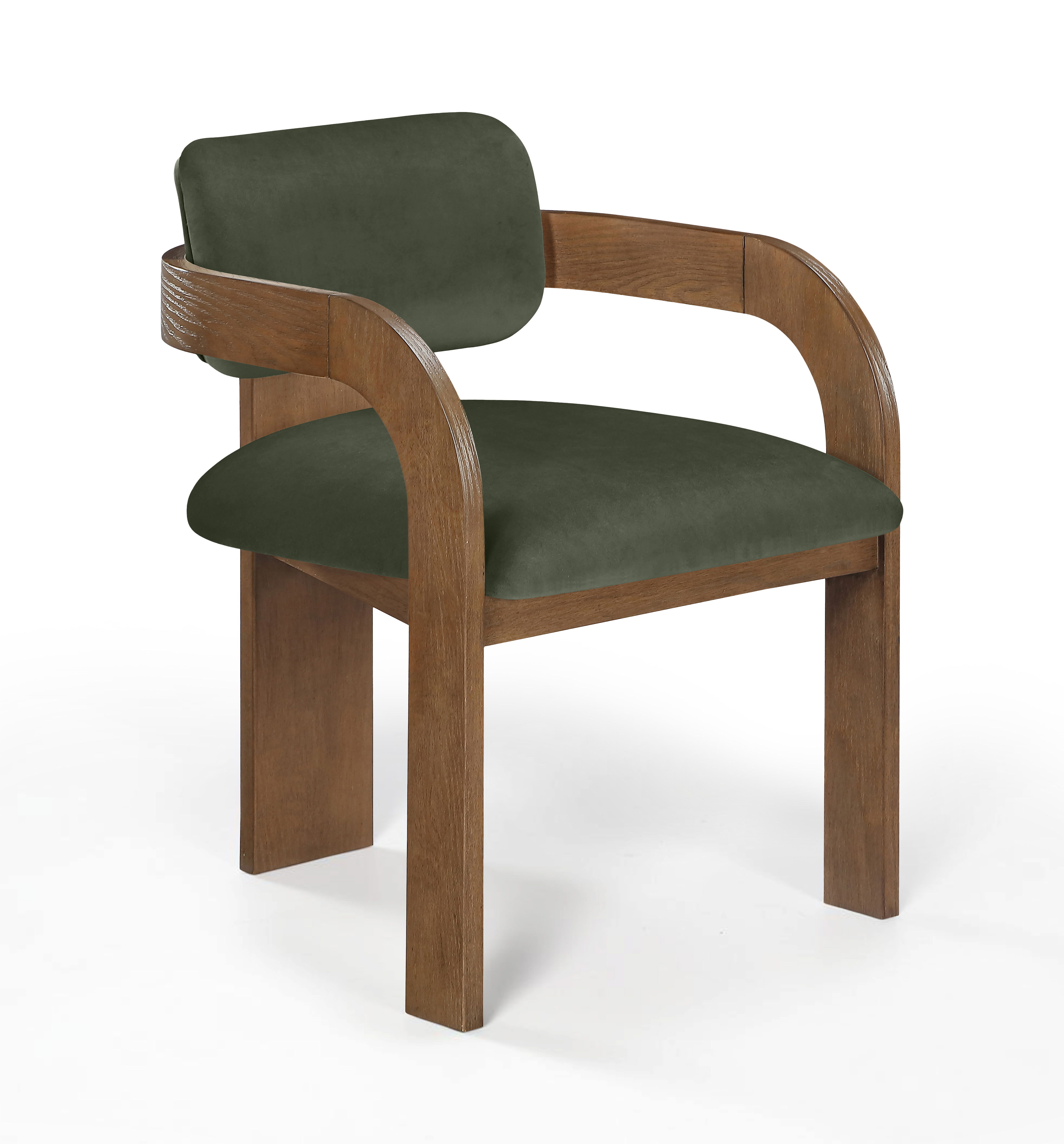 Cedra - Velvet Performance Fabric Upholstered Dining Chair (Set of 2) - Green
