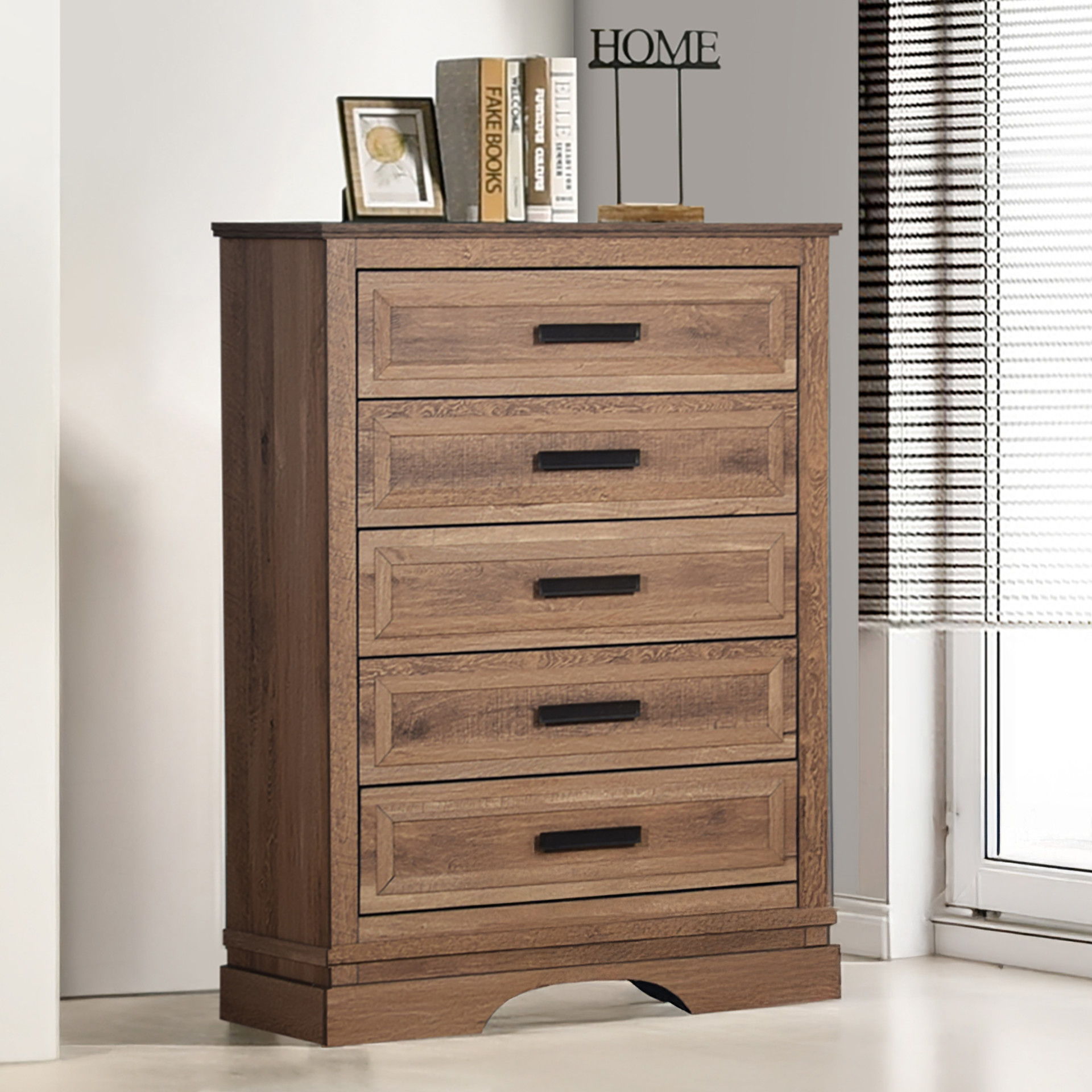 Coventry Hall - Chest - Pecan, light brown, view 5