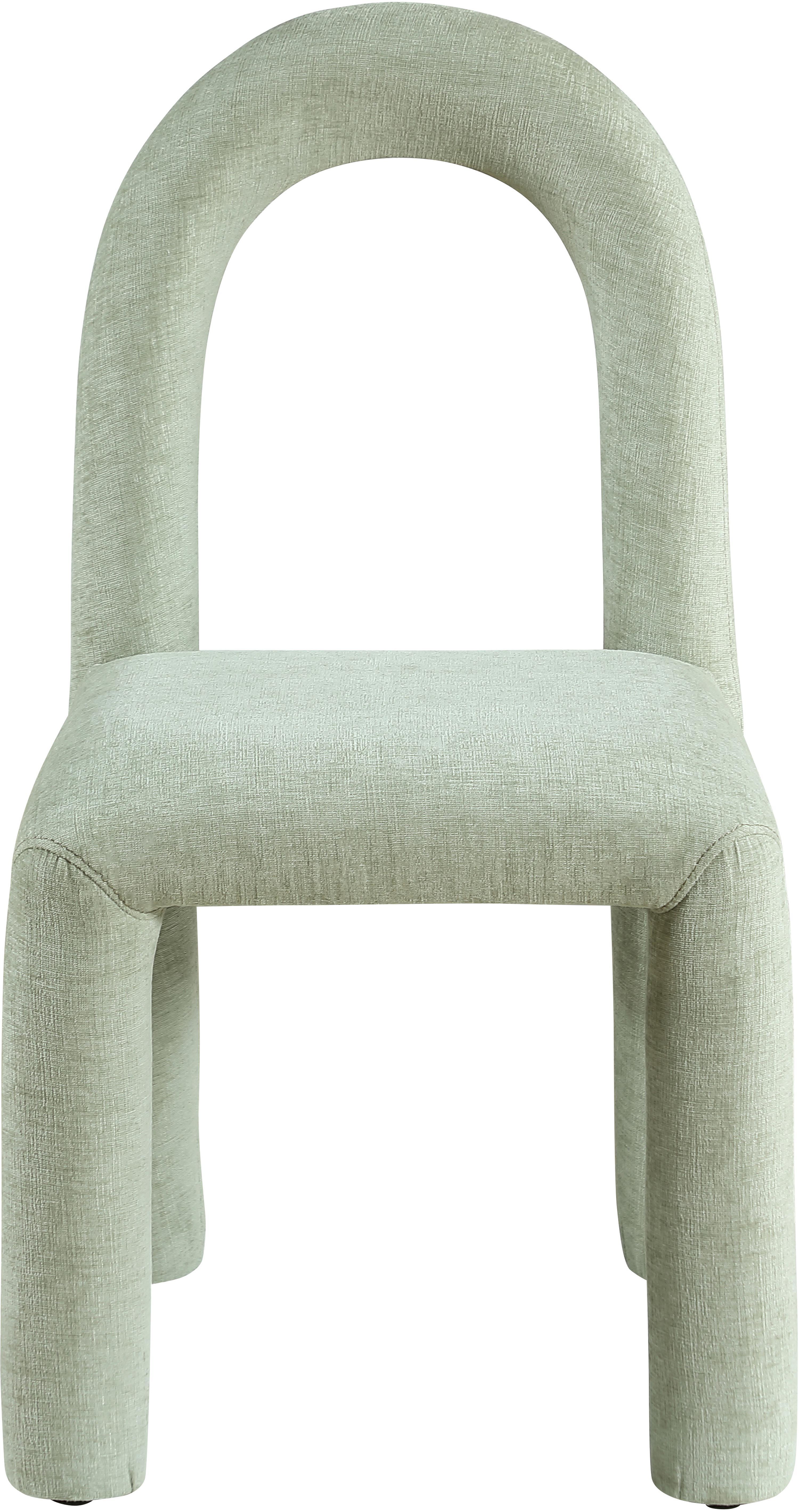 Amari - Chenille Fabric Dining Chair (Set of 2) - Mint