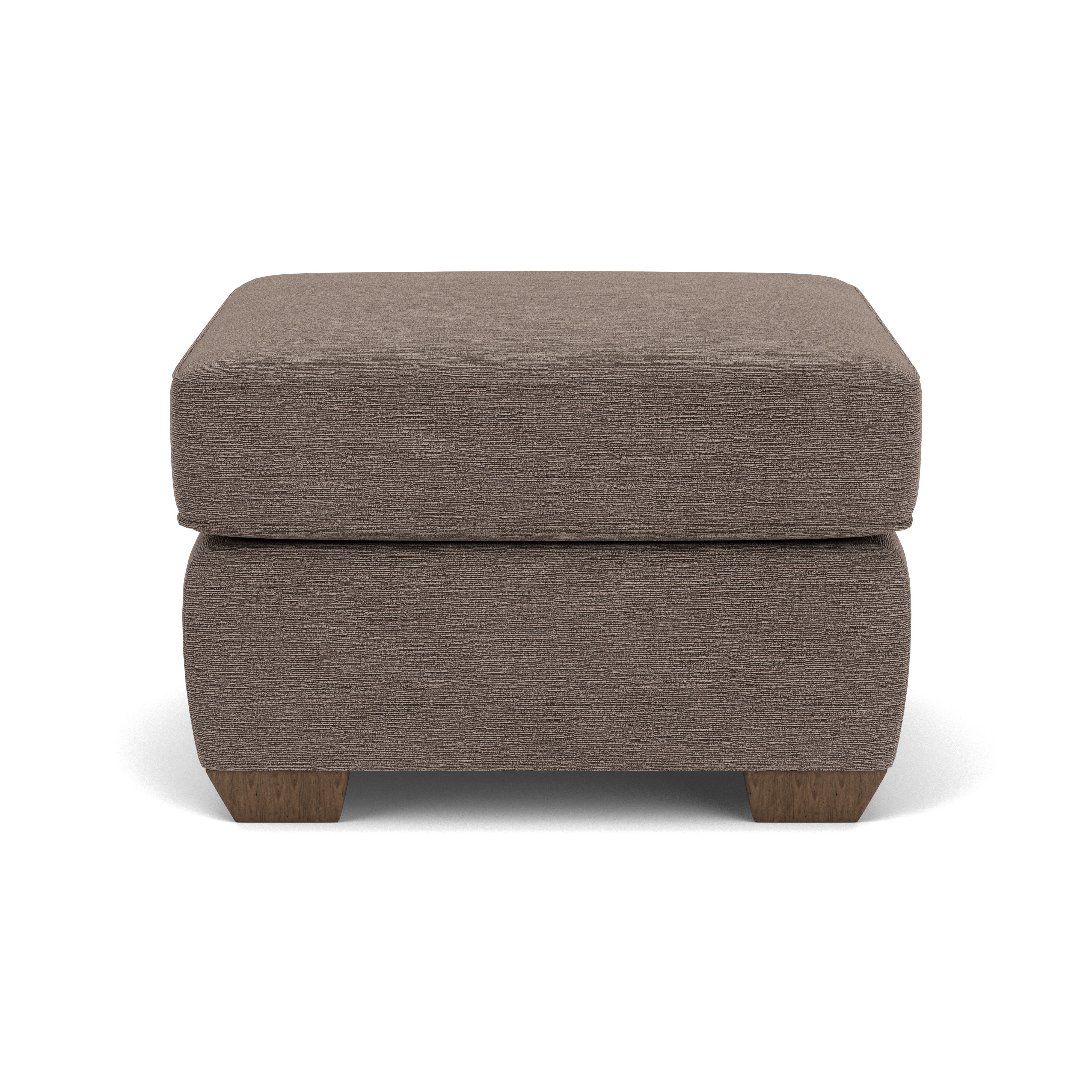 Main Street - Fabric Ottoman, dark brown, view 4