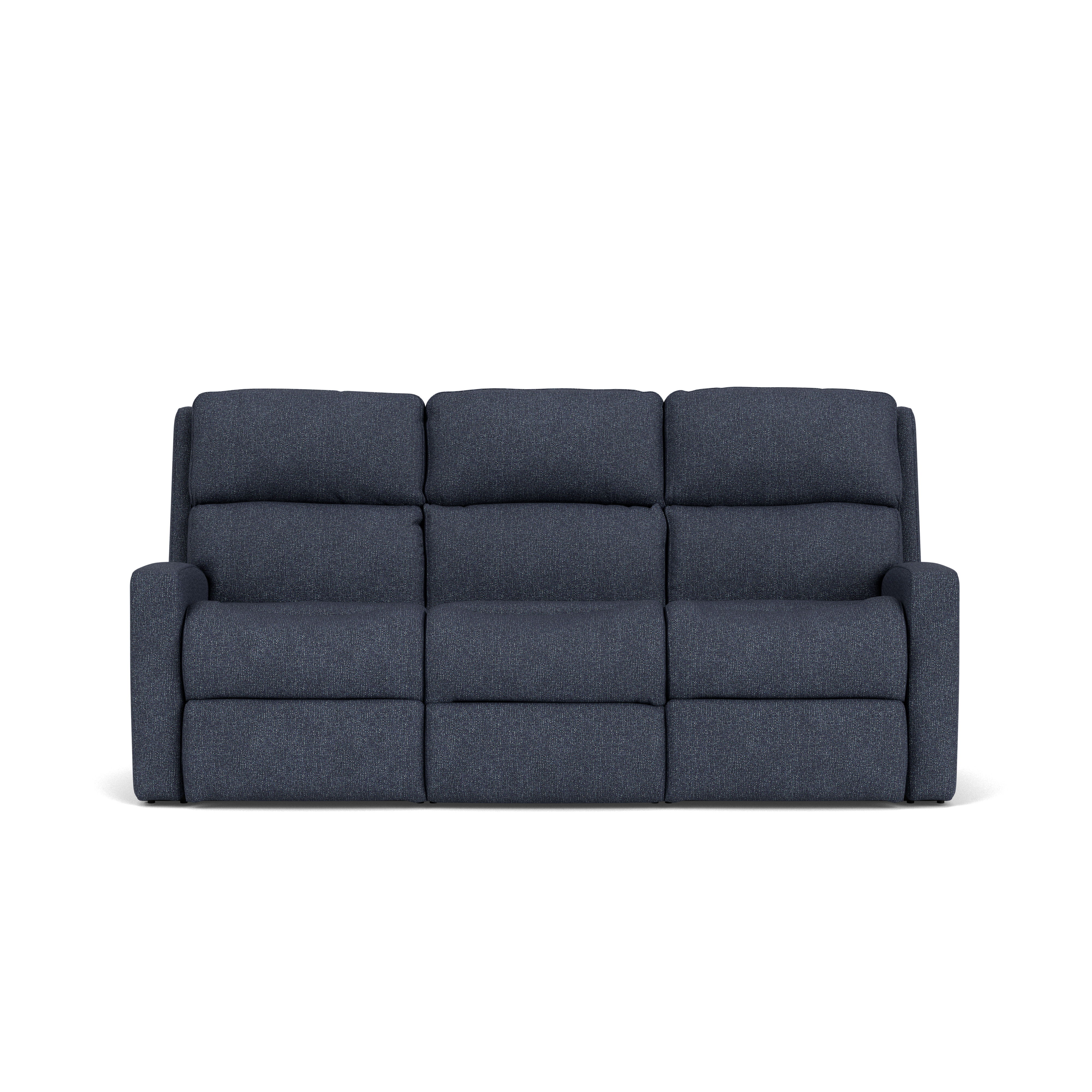 Catalina - Transitional Fabric Reclining Sofa, blue, view 3