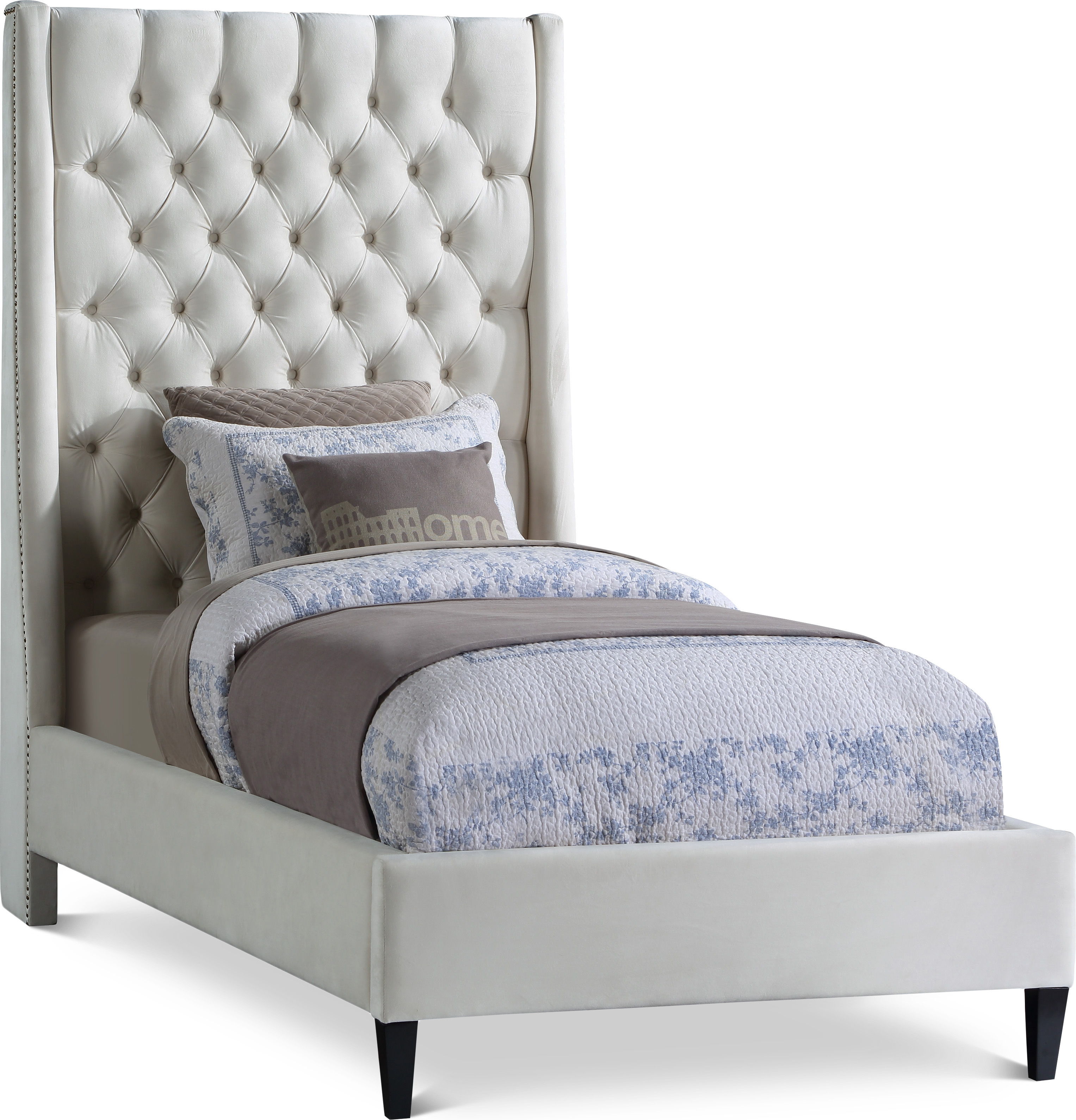 Fritz - Twin Bed - Cream