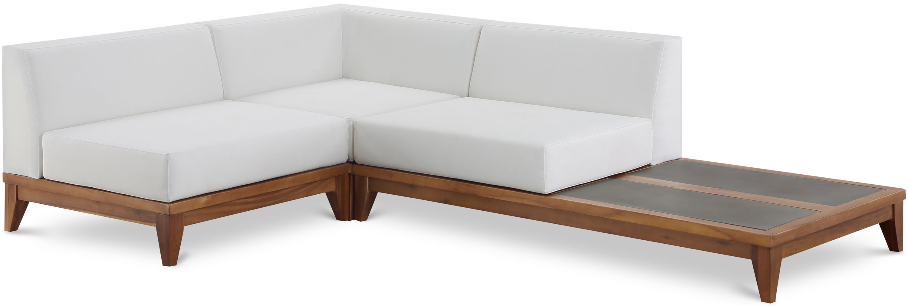 Rio - 3 Piece Modular Corner Sectional - Off White