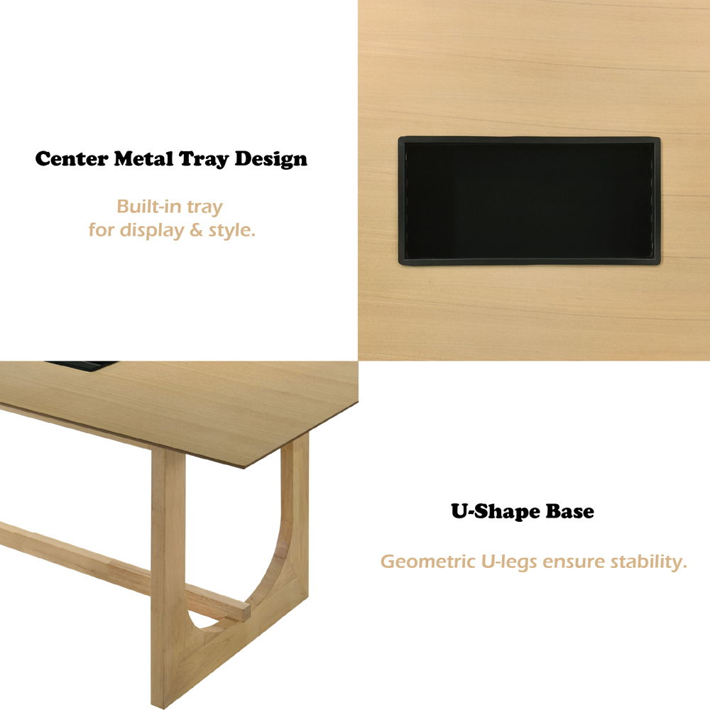 Blayde - Dining Table - Natural, light brown, view 6
