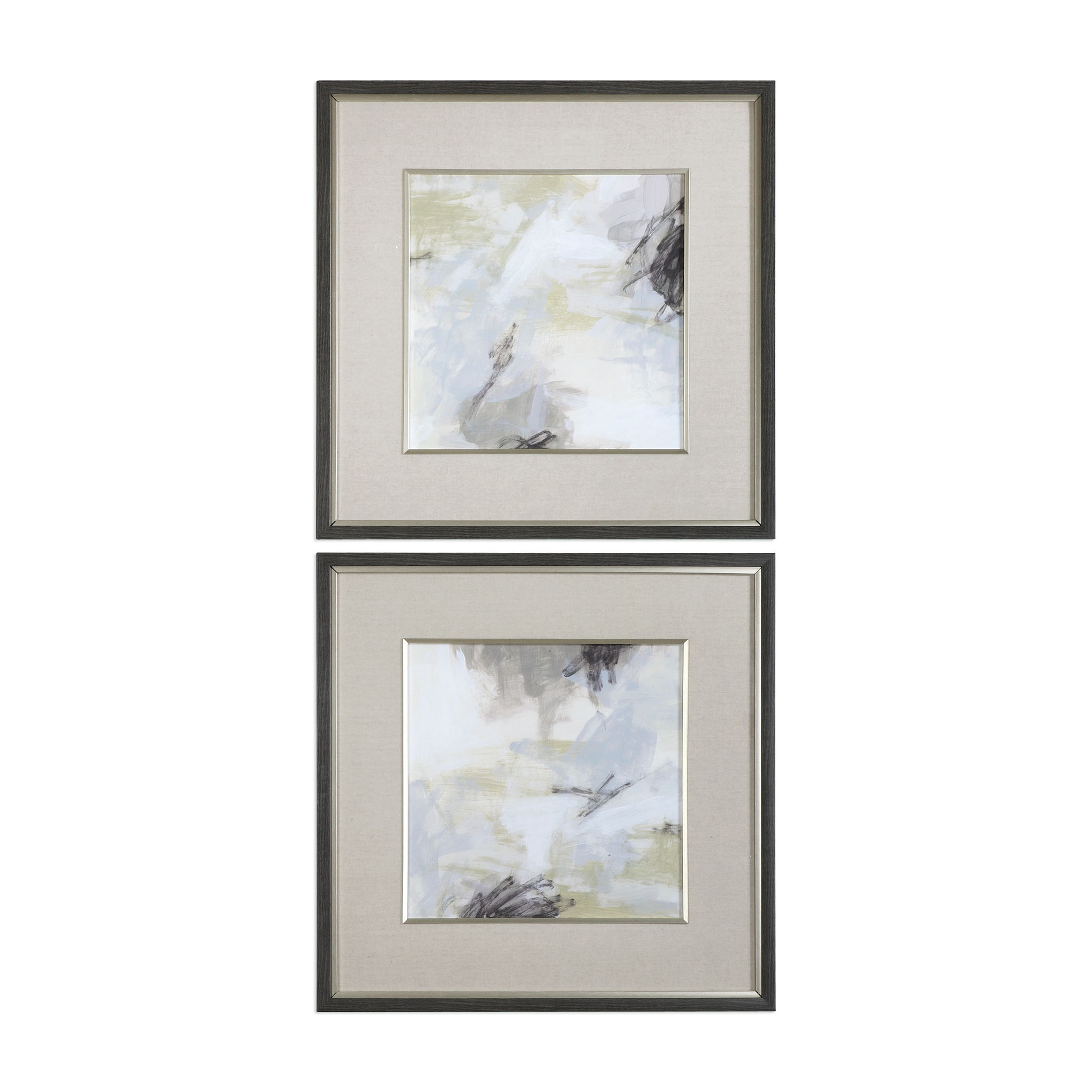 Abstract - Vistas Framed Prints (Set of 2) - Beige