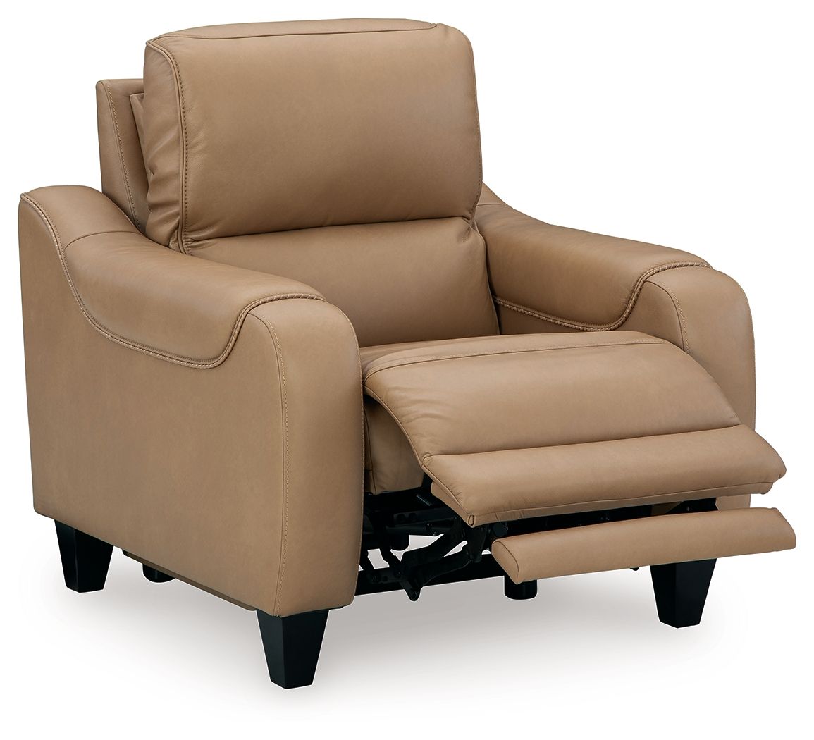 Ashley Furniture Mosswell - Power Recliner With Adj Headrest - Toffee - Image 4