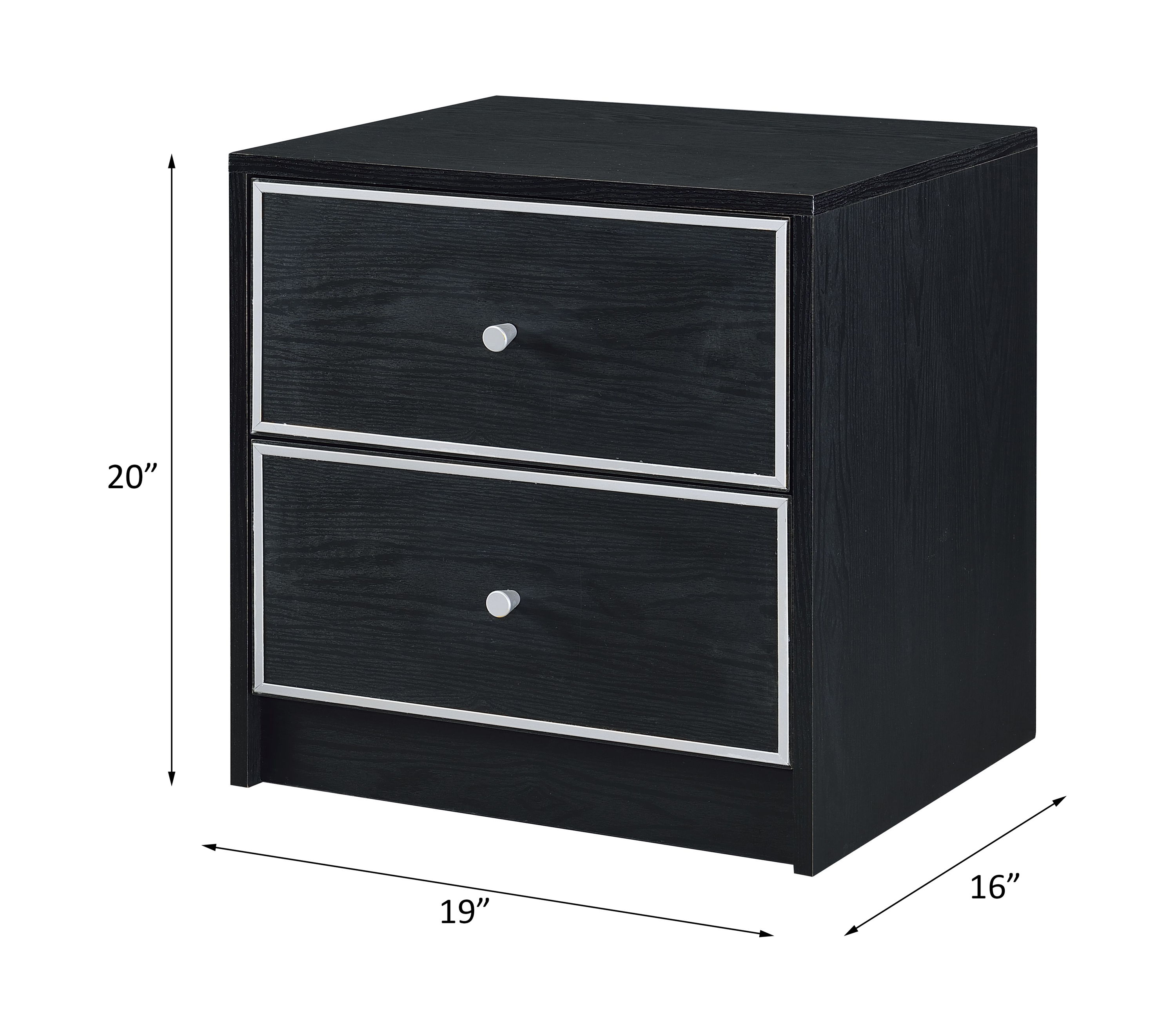 Jabir - Accent Table - Black & Silver, black, view 5