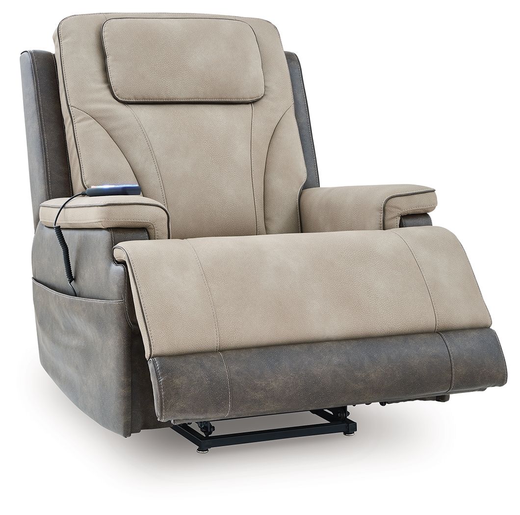 4Z-Peaceful Pause - Power Lift Recliner - Sand