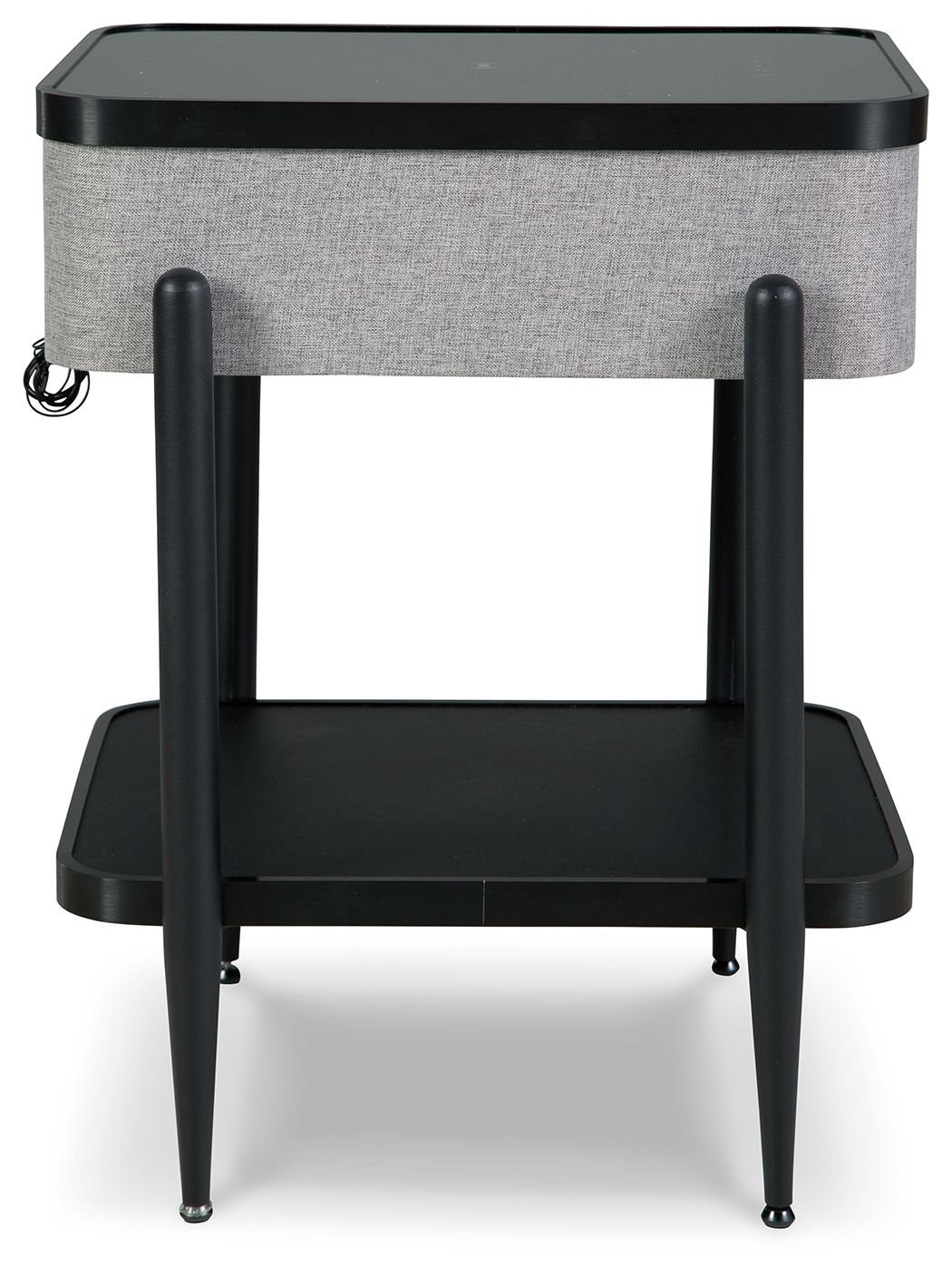 Ashley Furniture Jorvalee - Accent Table with Speaker - Gray / Black - Image 4