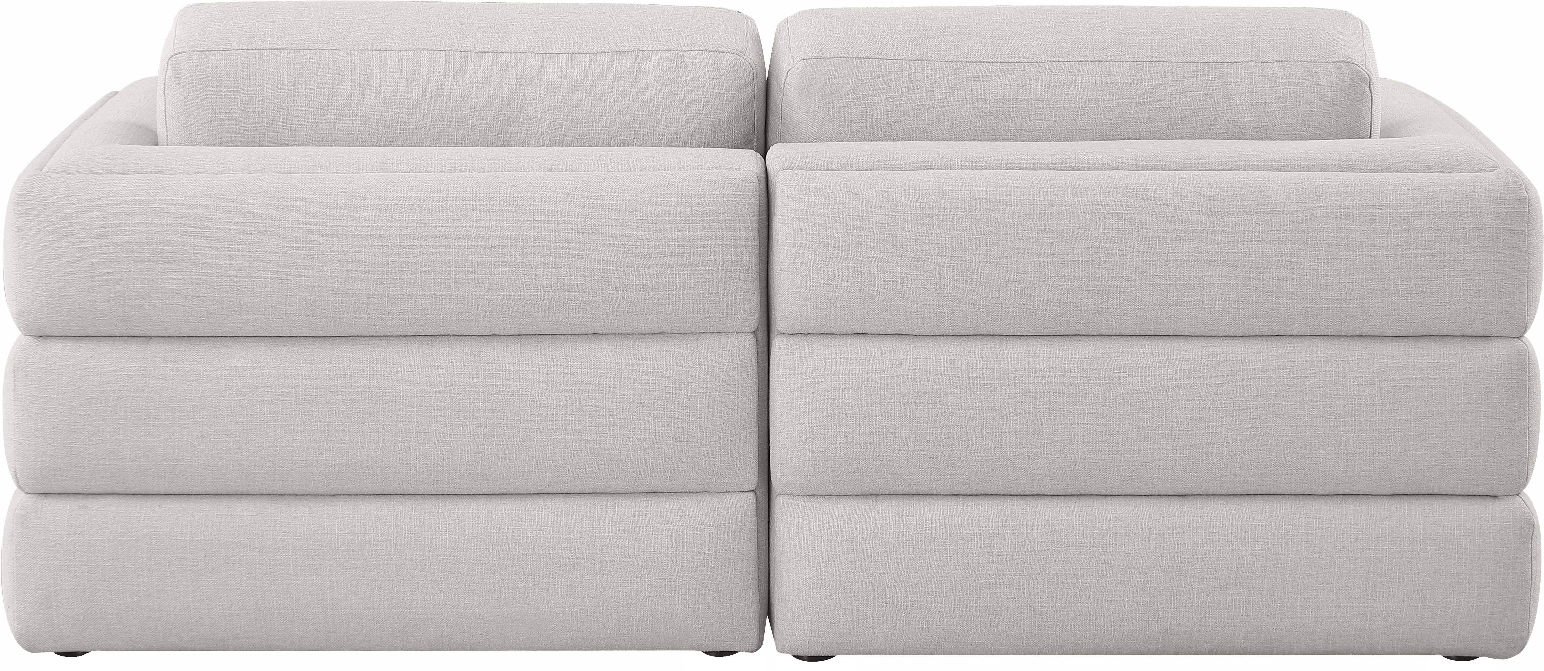 Beckham - Modular 2 Piece Sofa - Beige