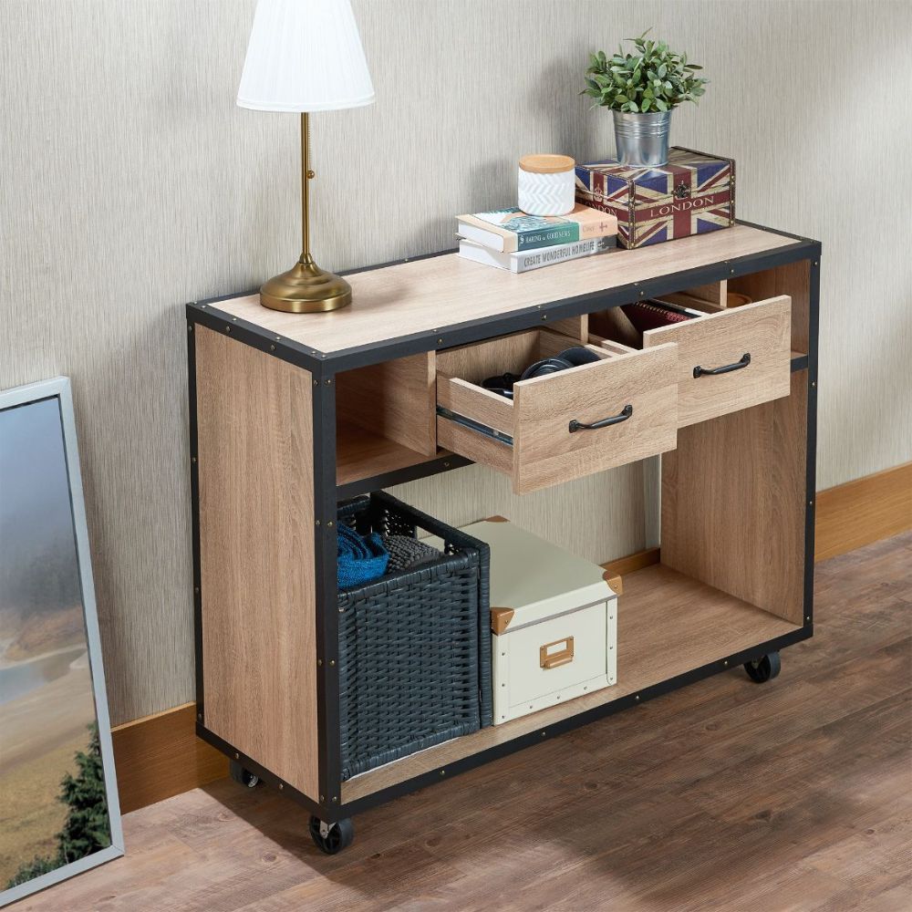 Bemis - Accent Table - Weathered Light Oak, light brown, view 5
