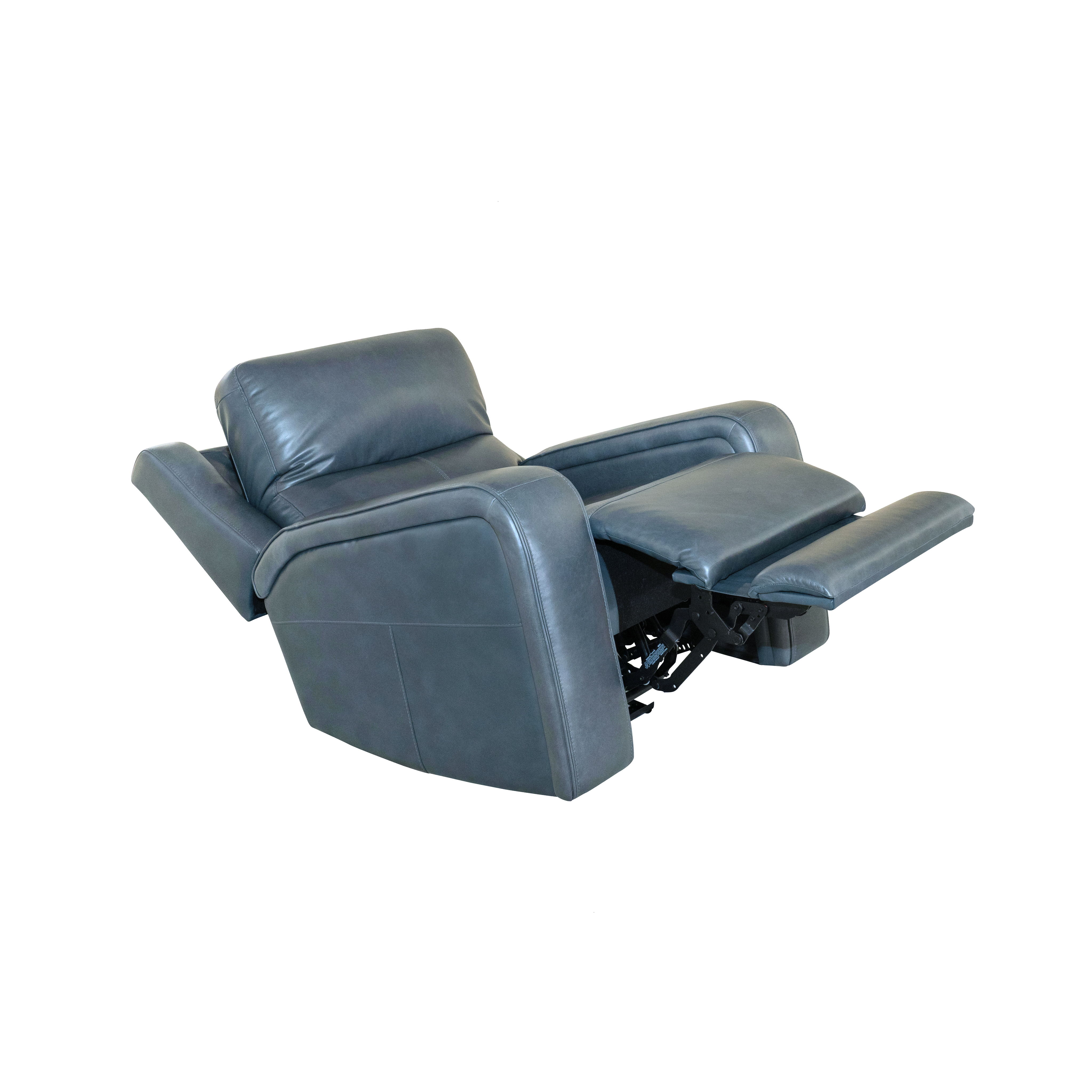 Oasis - Power Recliner With Power Headrest, Lumbar, Heat & Massage - Storm, blue, view 3
