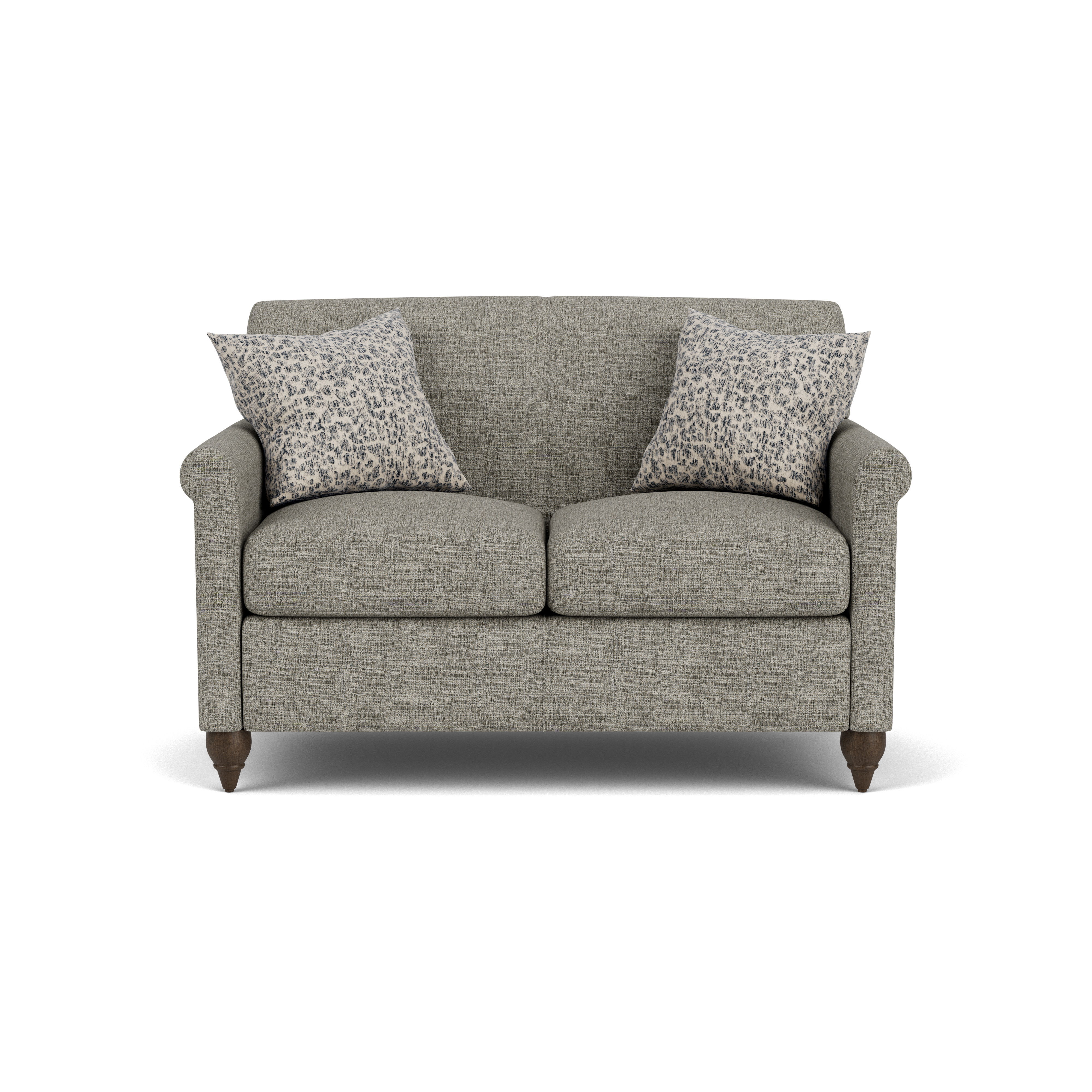 Stella - Fabric Loveseat, dark gray, view 3