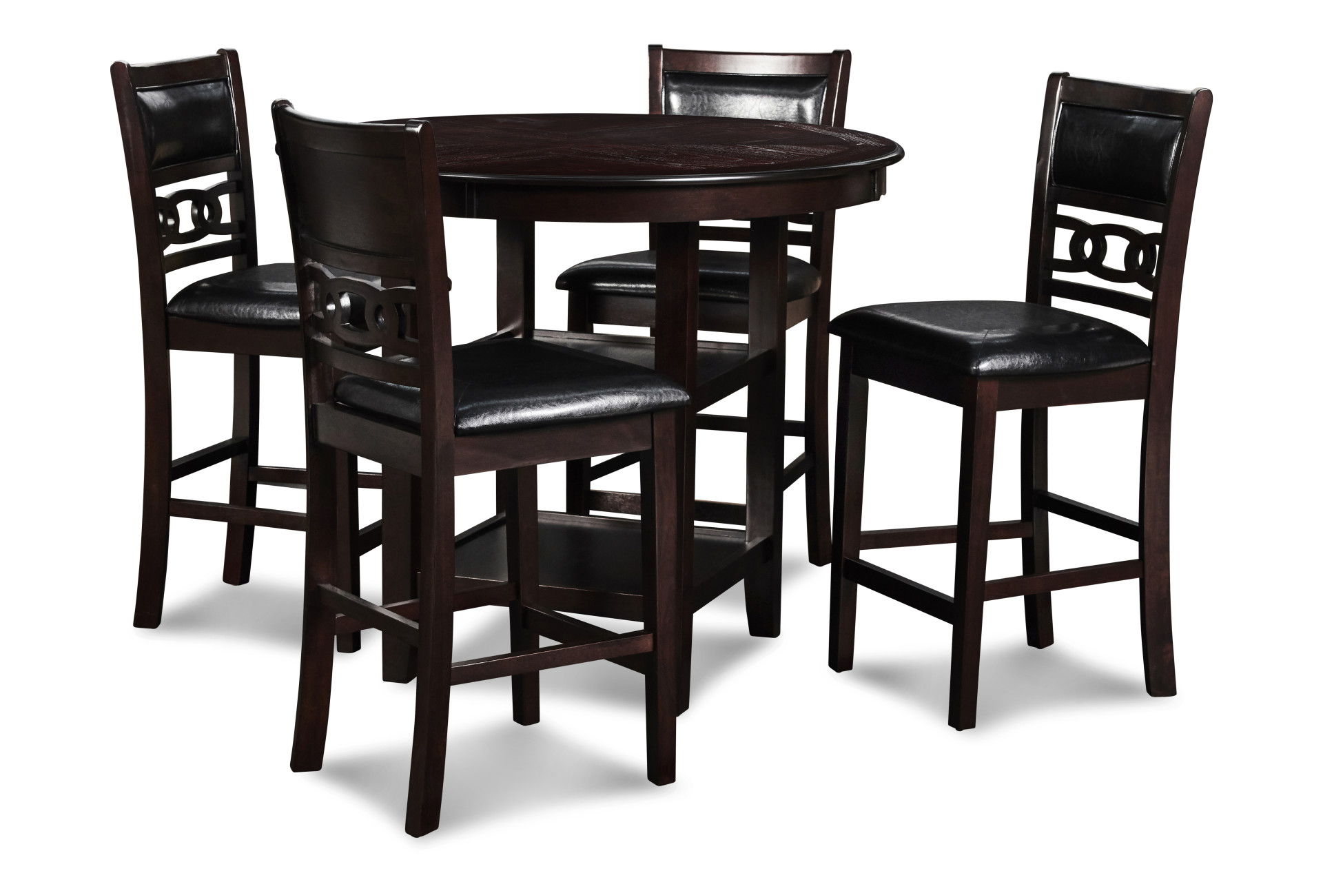 5 Pc · Round Counter Dining Set