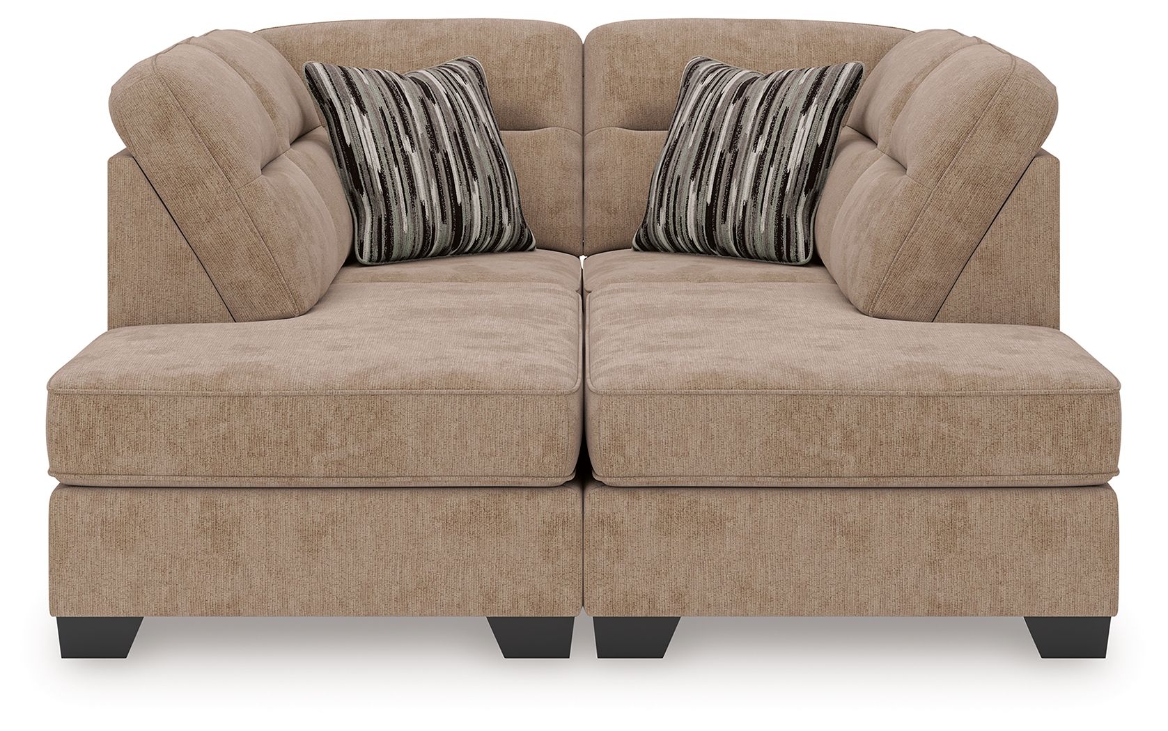 Ashley Furniture Olten - 2-Piece Super Chaise - Mocha - Image 3