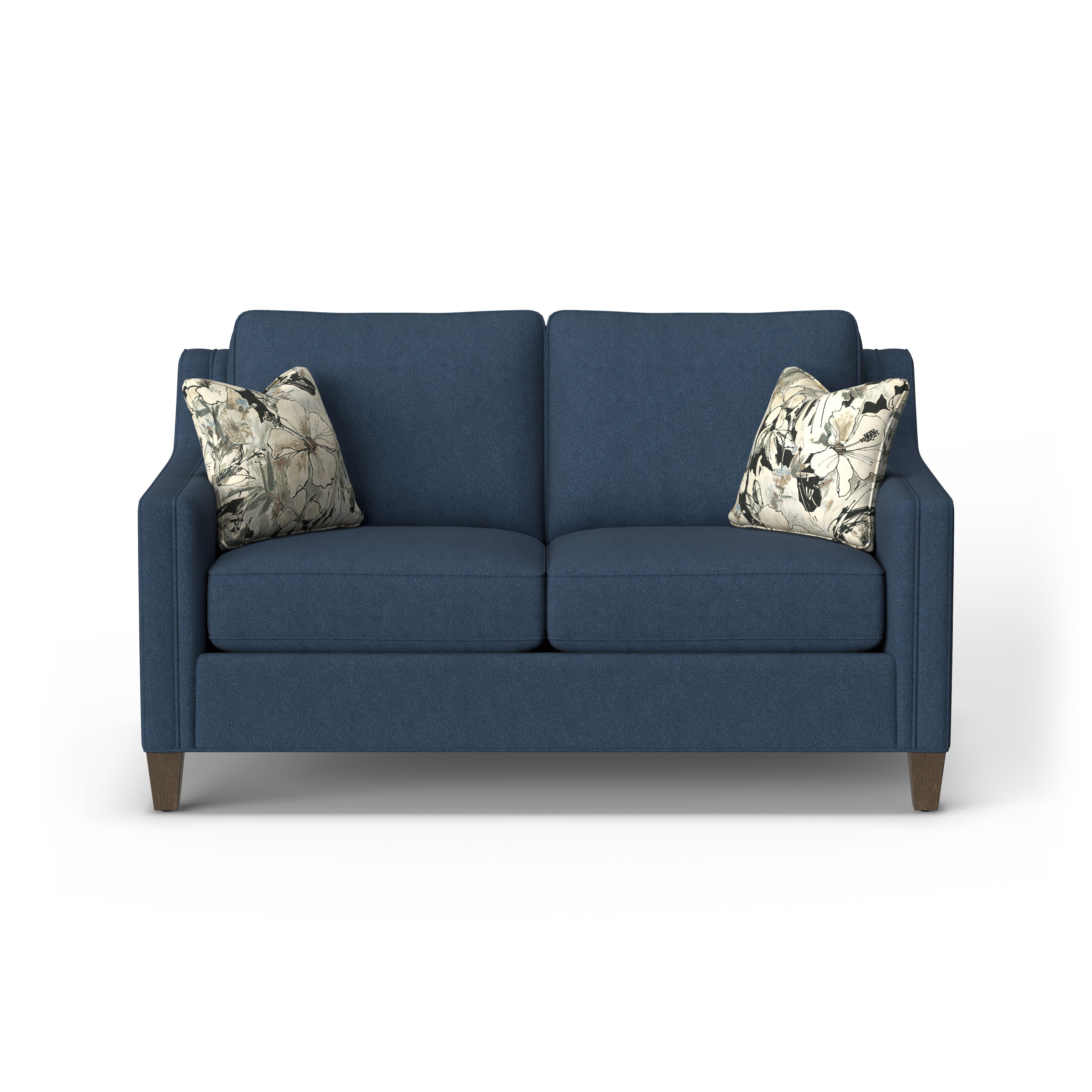 Finley - Fabric Loveseat, blue, view 5