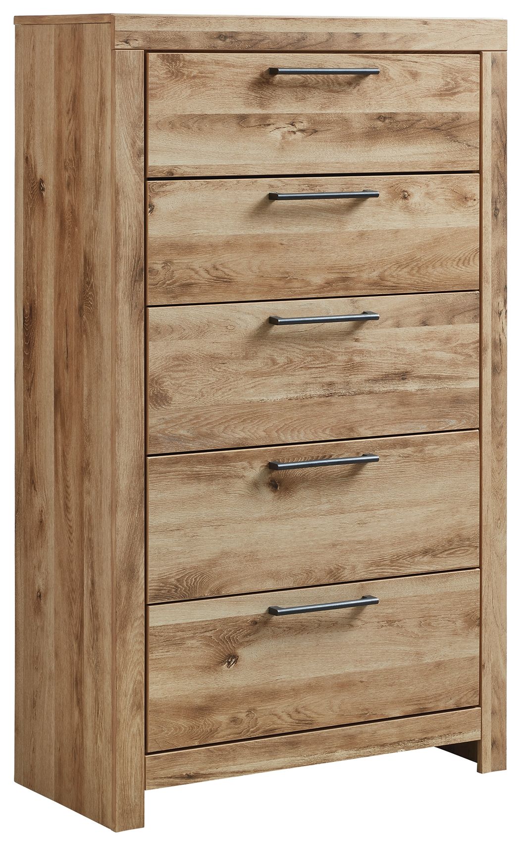 Ashley Hyanna Five Drawer Chest - Tan Brown