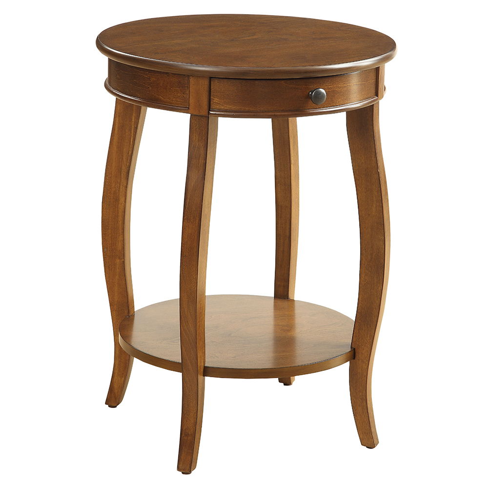 Alysa - Accent Table - Walnut, light brown, view 2
