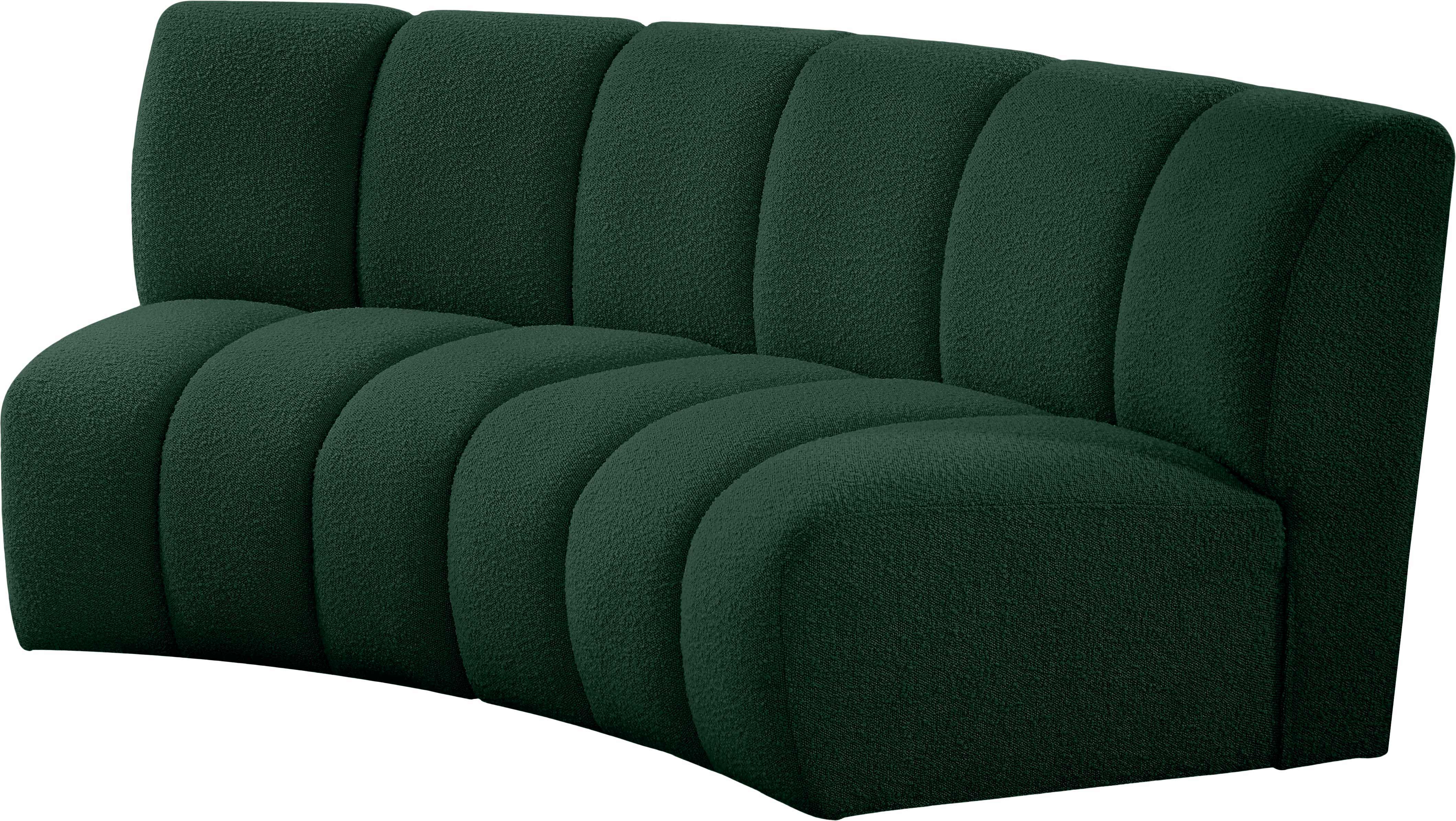 Infinity - 2 Piece Modular Sectional - Green