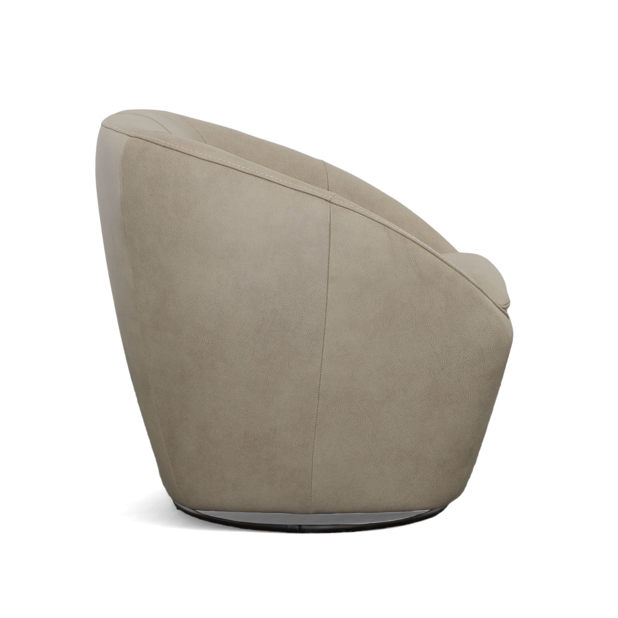 Wade - Swivel Chair - Shitake, beige, view 3
