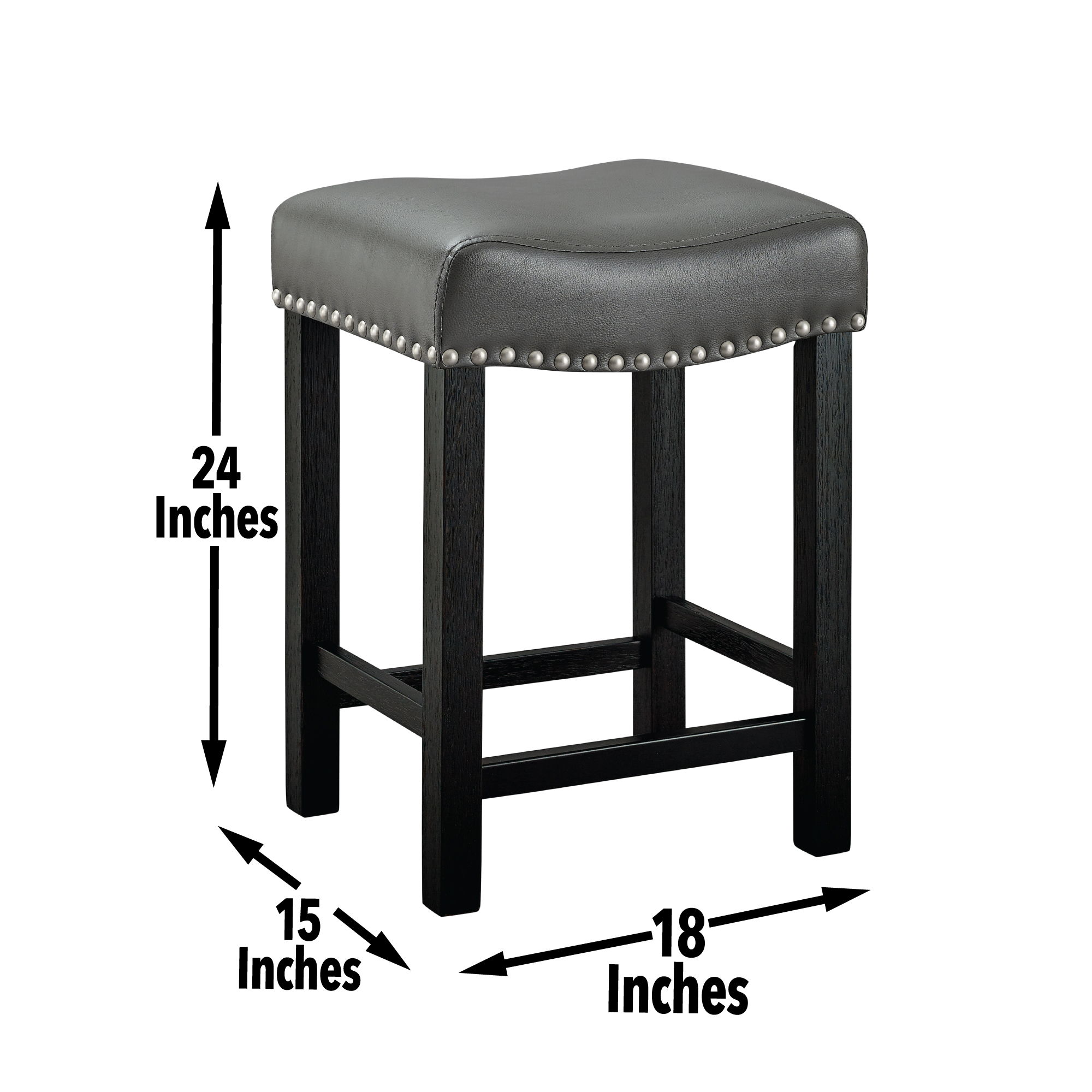 Aspen - Counter Stool - Dark Gray