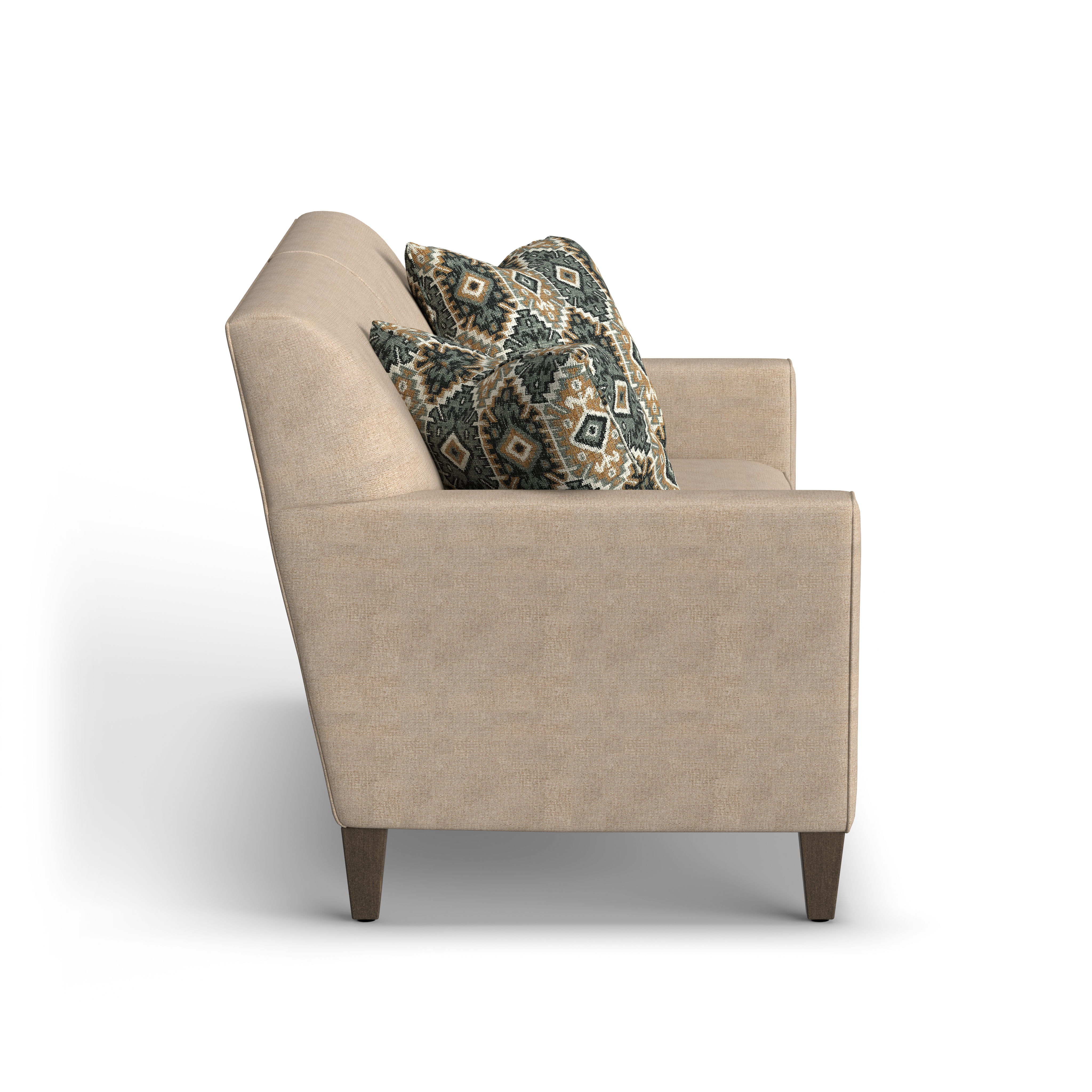 Digby - 58" Fabric Sofa, blue, view 5