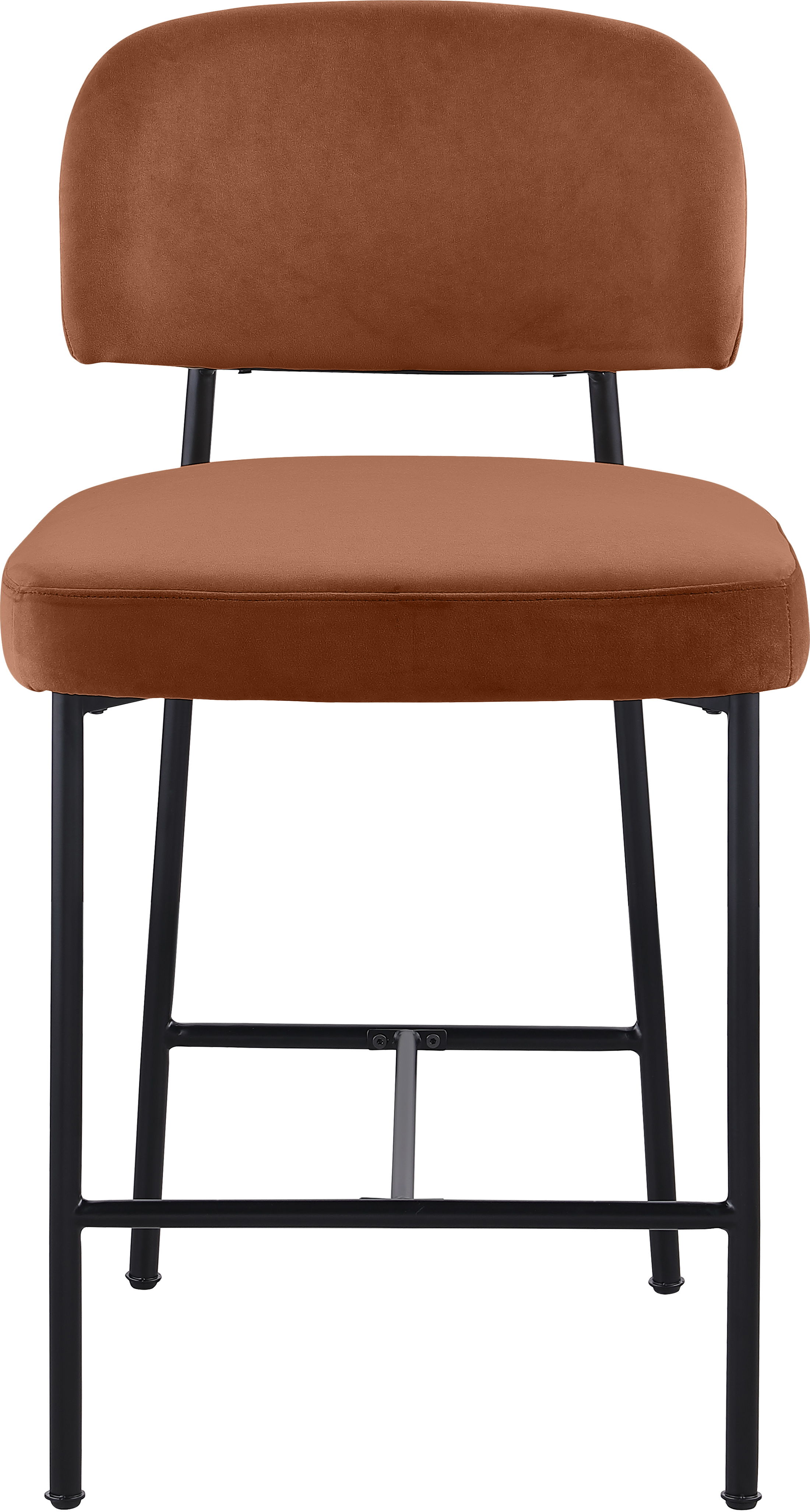Zarelle - Performance Fabric Upholstered Counter Stool (Set of 2) - Cognac