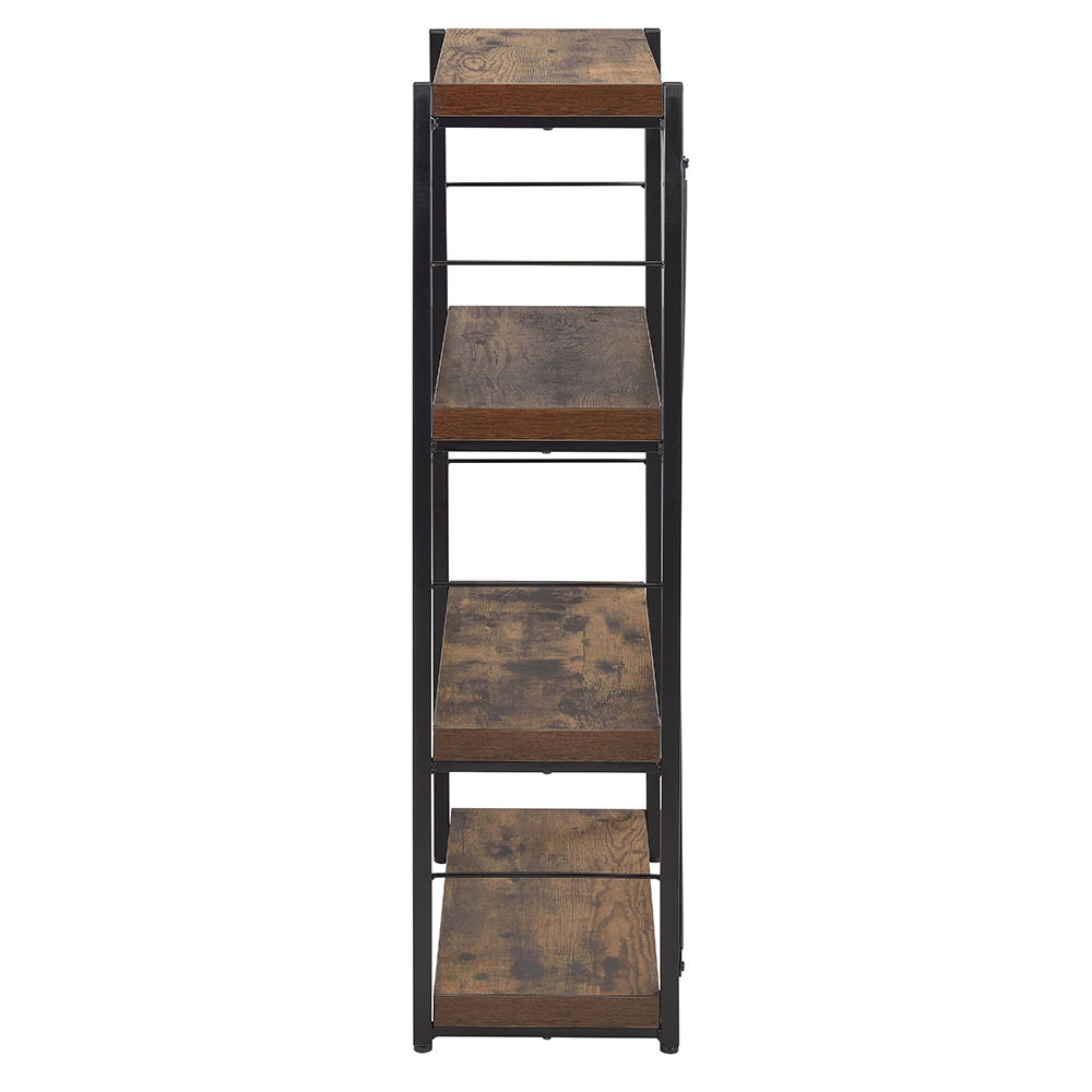 Bob - Bookshelf - Weathered Oak & Black, light brown, view 3