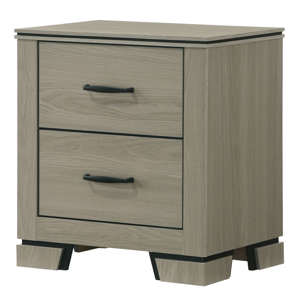 Joanna - Nightstand - Weathered Gray, gray, view 2
