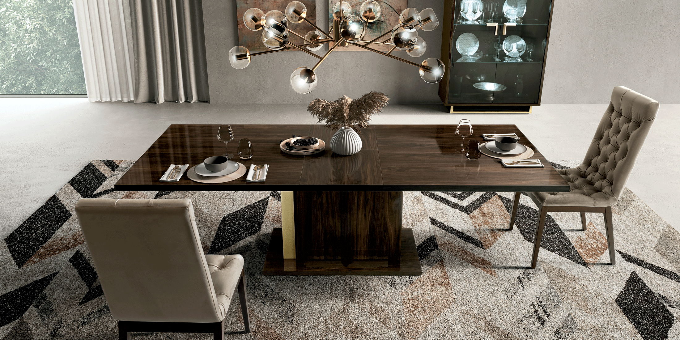 Volare - Dining Table - Dark Brown