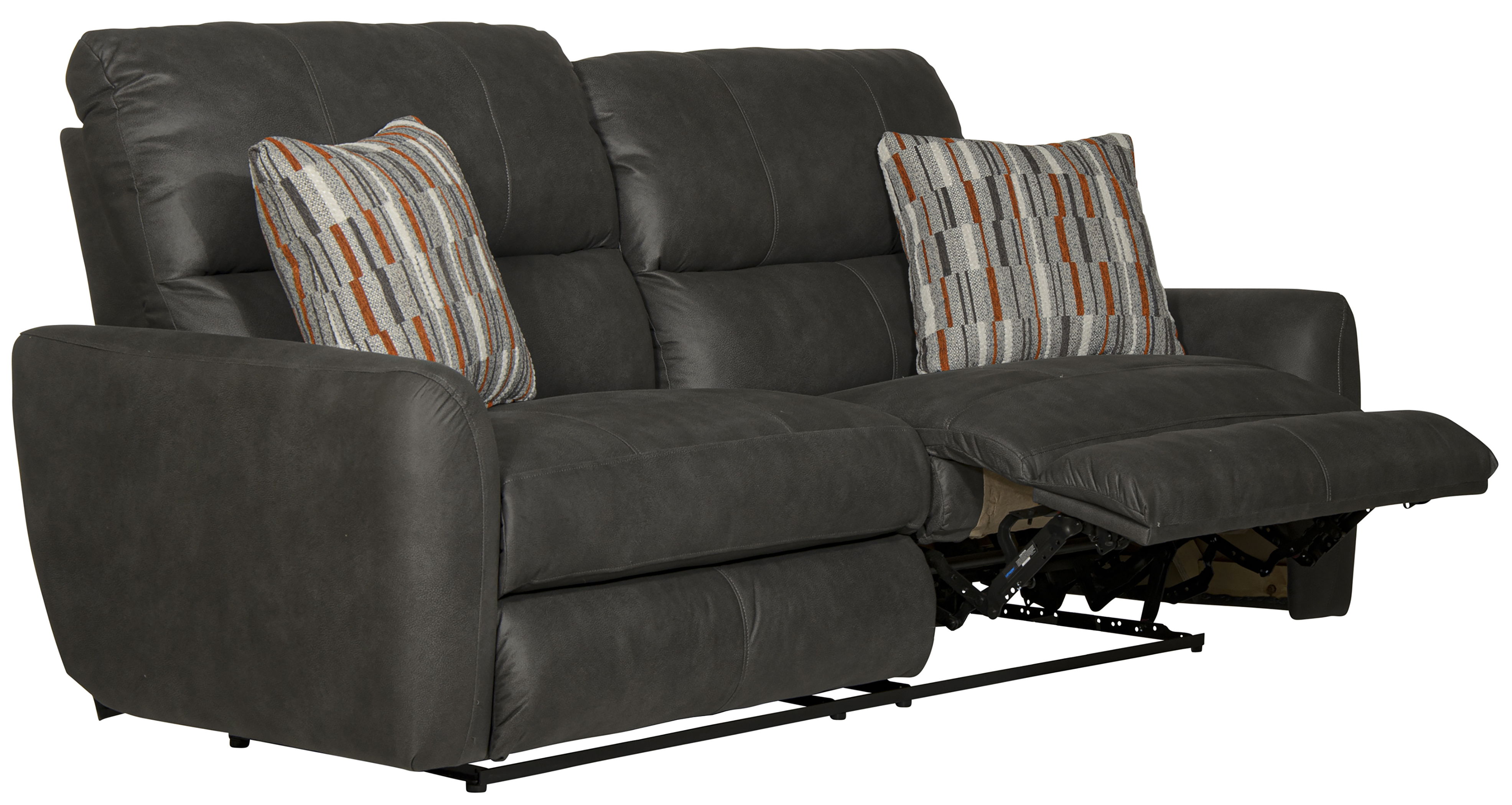 Dorian - Reclining Sofa - Charcoal