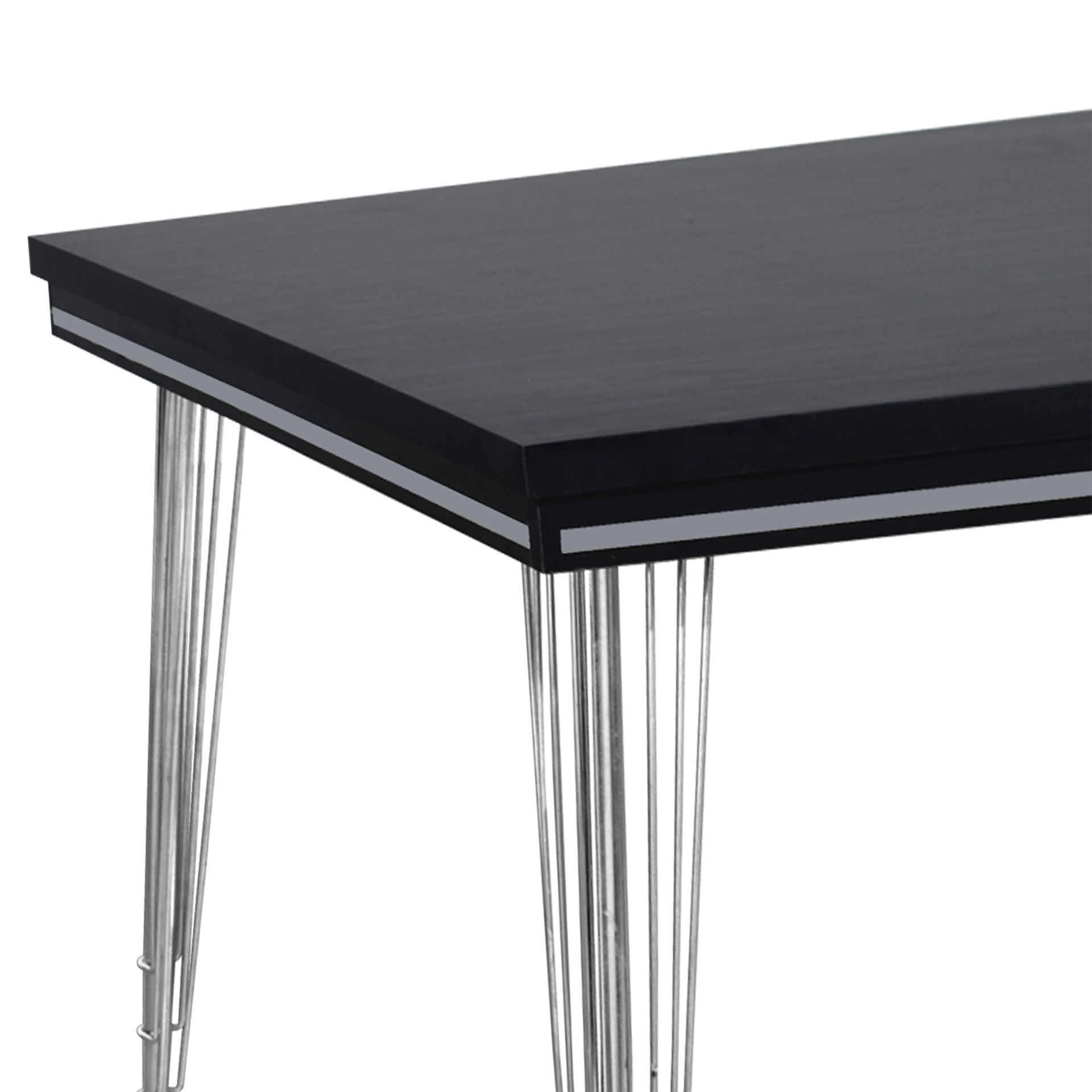 Ava - Dining Table - Black, black, view 5