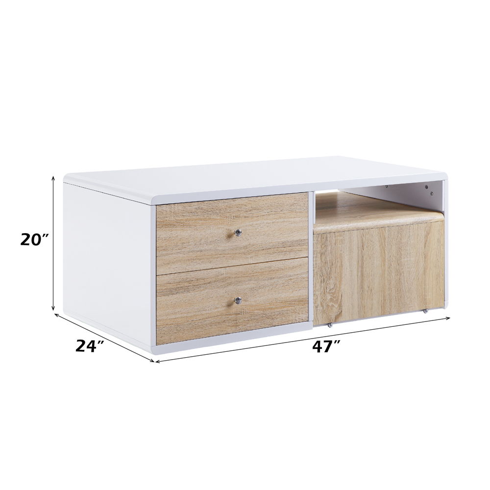 Verux - Coffee Table - White High Gloss, white, view 2