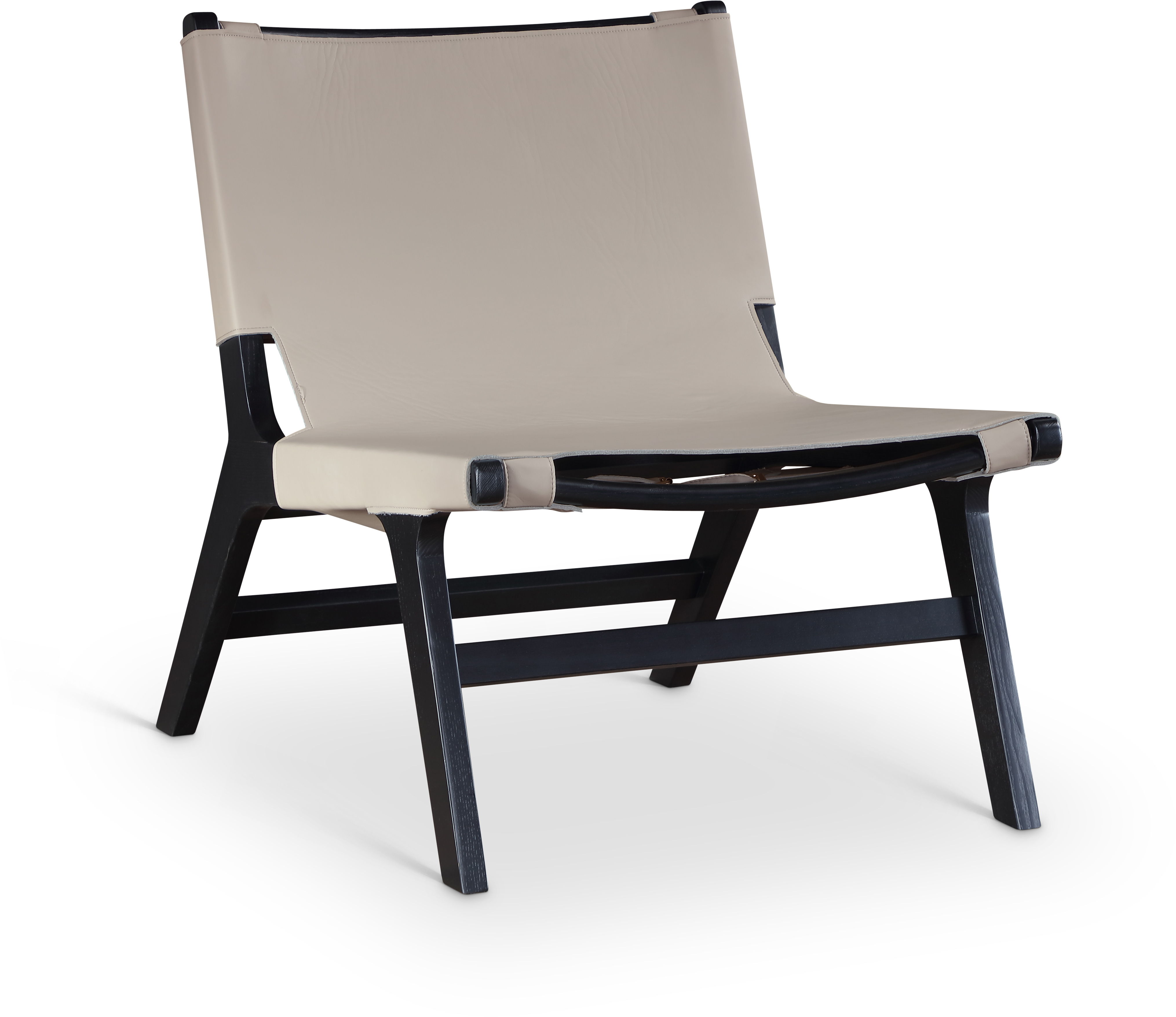 Rawlins - Vegan Leather Upholstered Accent Chair - Taupe