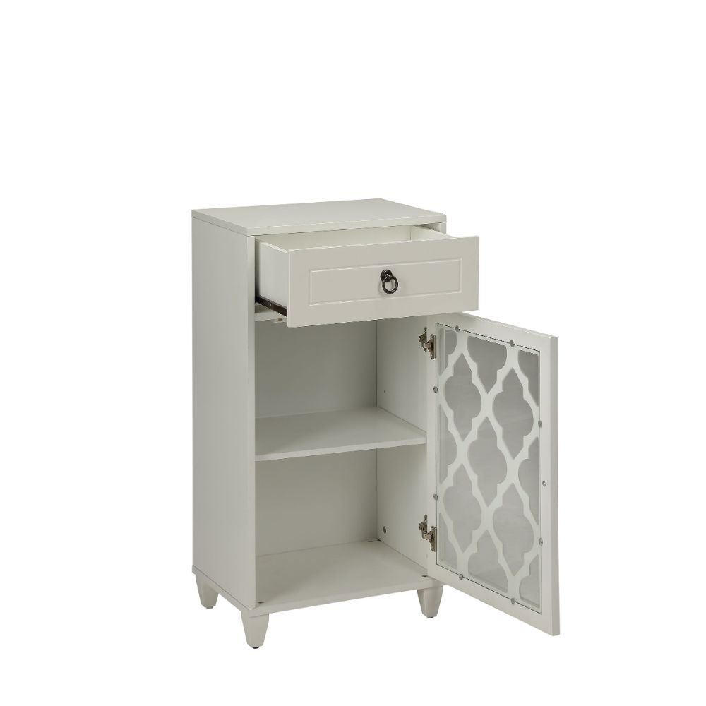 Ceara - Accent Table - White, white, view 2