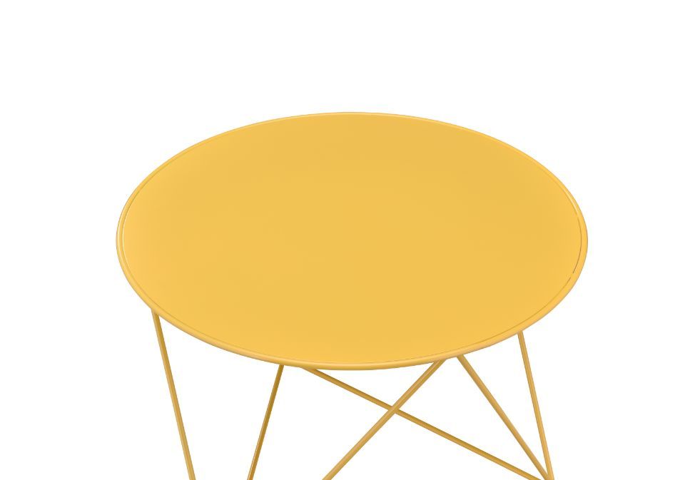 Epidia - Accent Table - Yellow, yellow, view 2