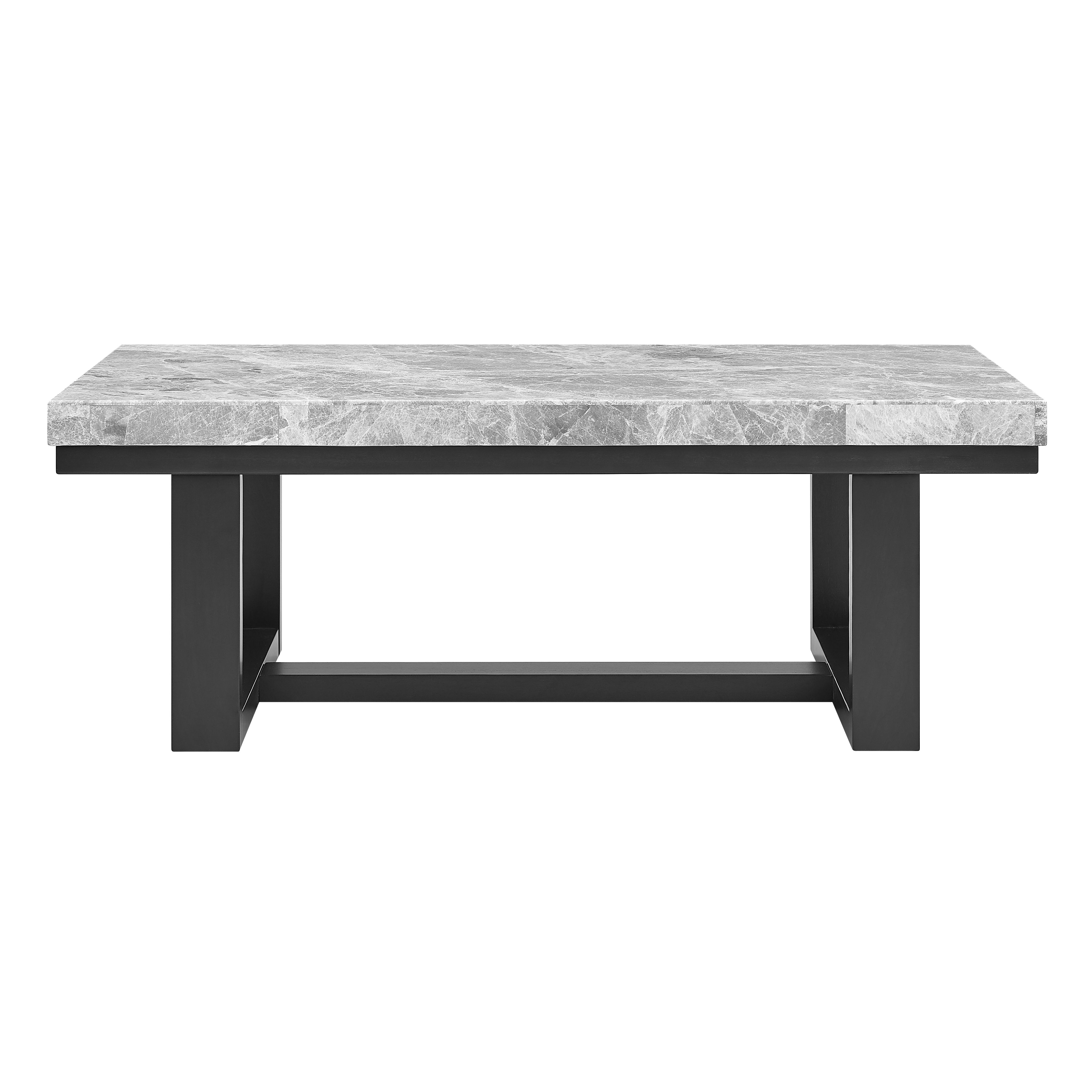 Lucca - Artemis Marble Top Cocktail Table - Gray / Black